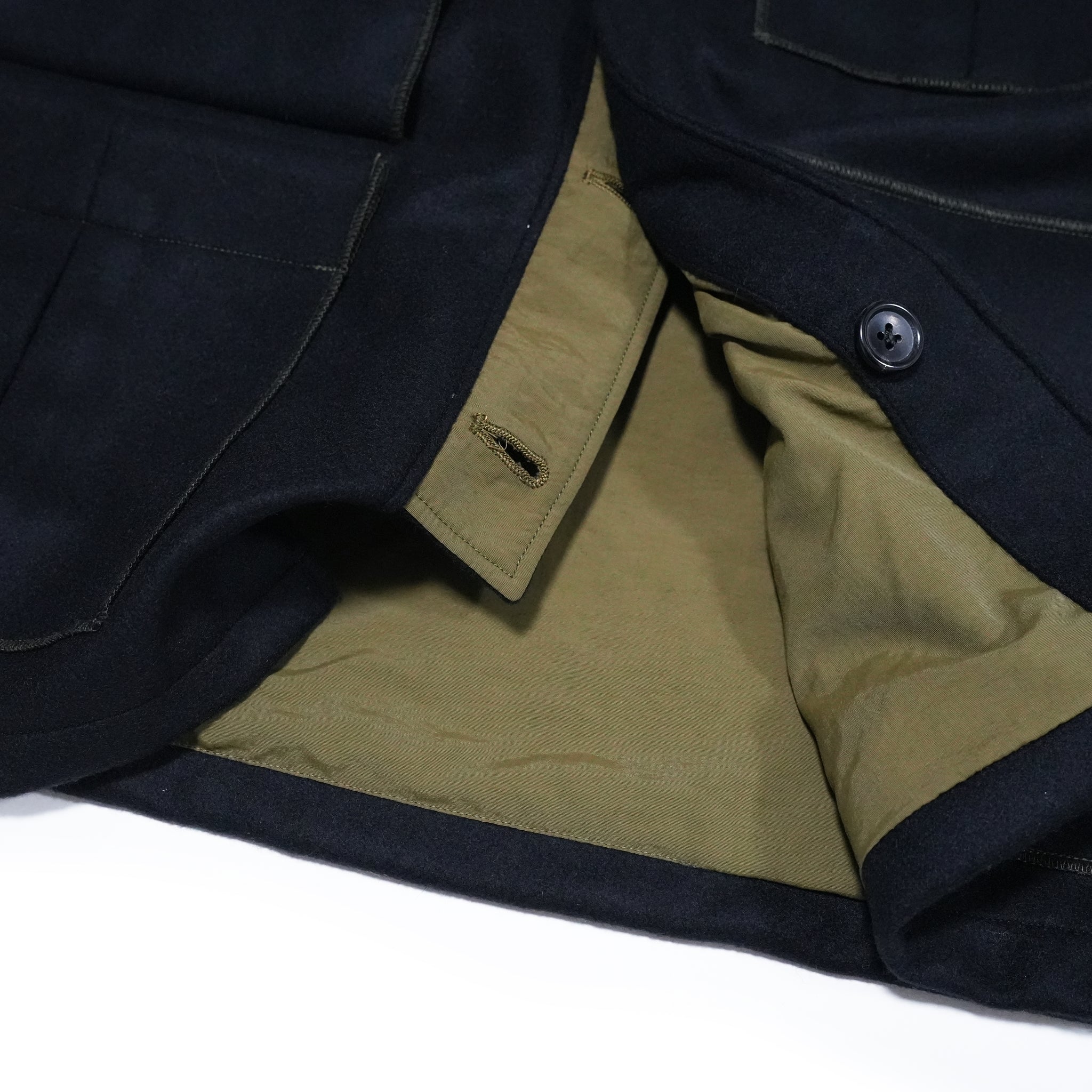 2023aw-BDU-02 | BDU 4 POCKET VEST-SOFT MELTON | Color:Gray/Black【CATTA_カッタ】