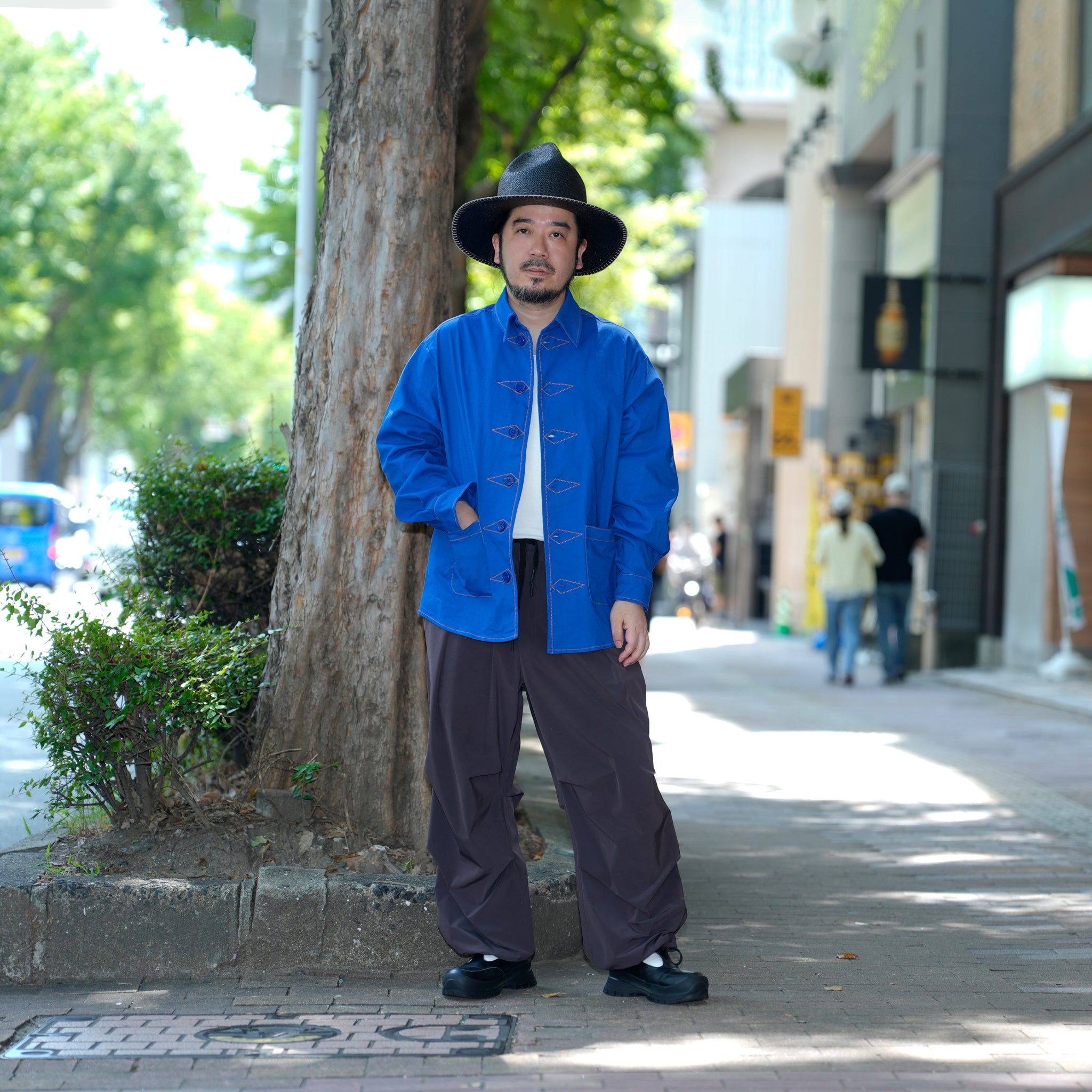 Mariposa Workwear Jacket | Color_Blue | No_32SM00JKM061BLE_BLUE【SISTER JANE_シスタージェーン】