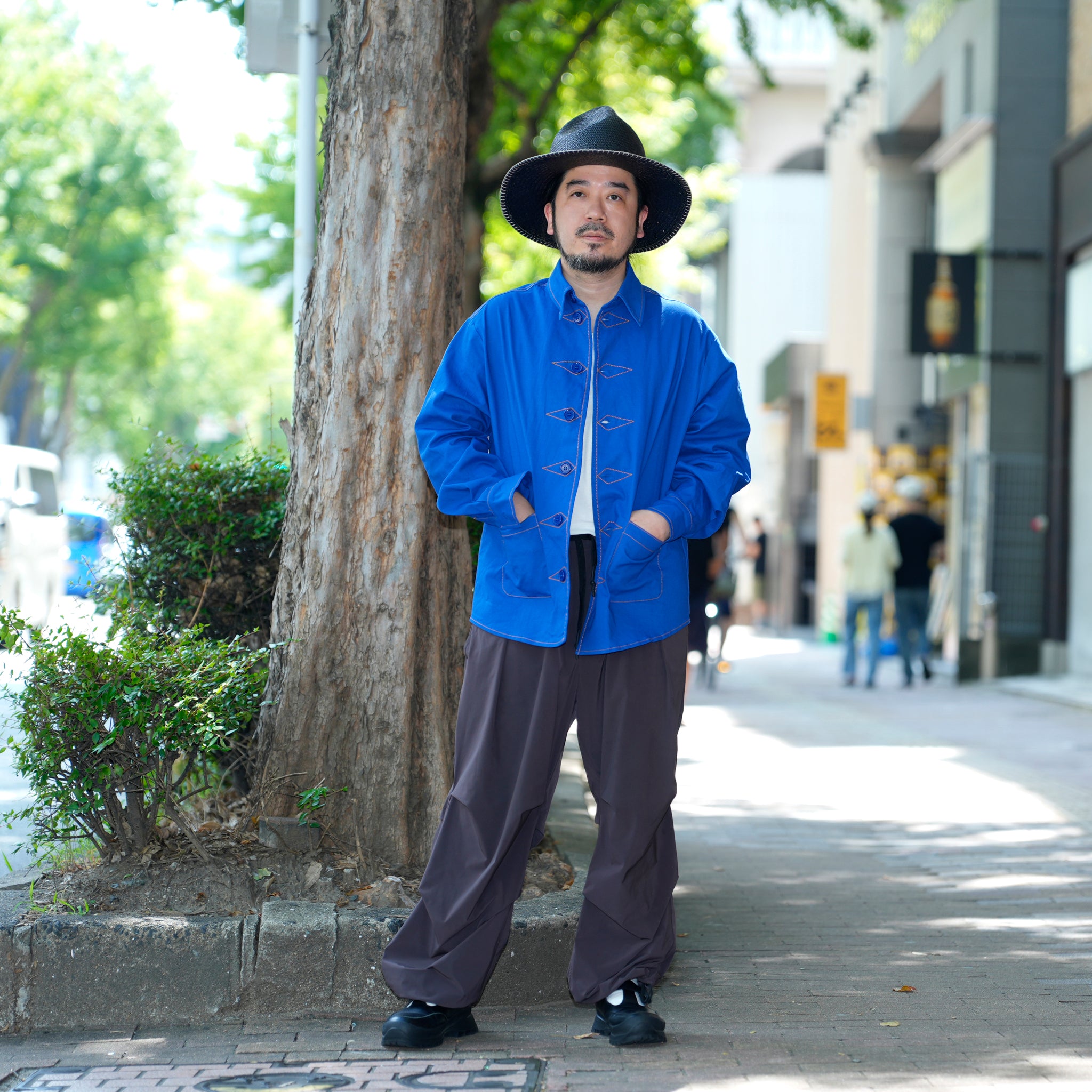 Mariposa Workwear Jacket | Color_Blue | No_32SM00JKM061BLE_BLUE【SISTER JANE_シスタージェーン】