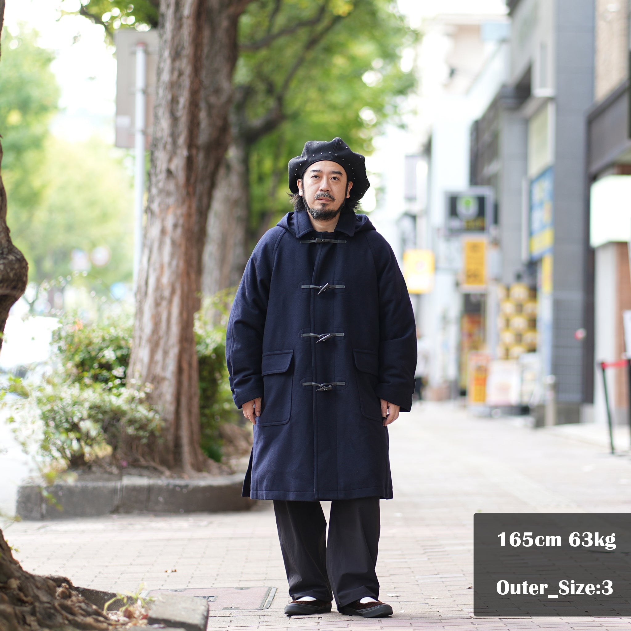 FEW23WJK5105 | DUFFLE DOWN COAT – Navy | MIFFEW