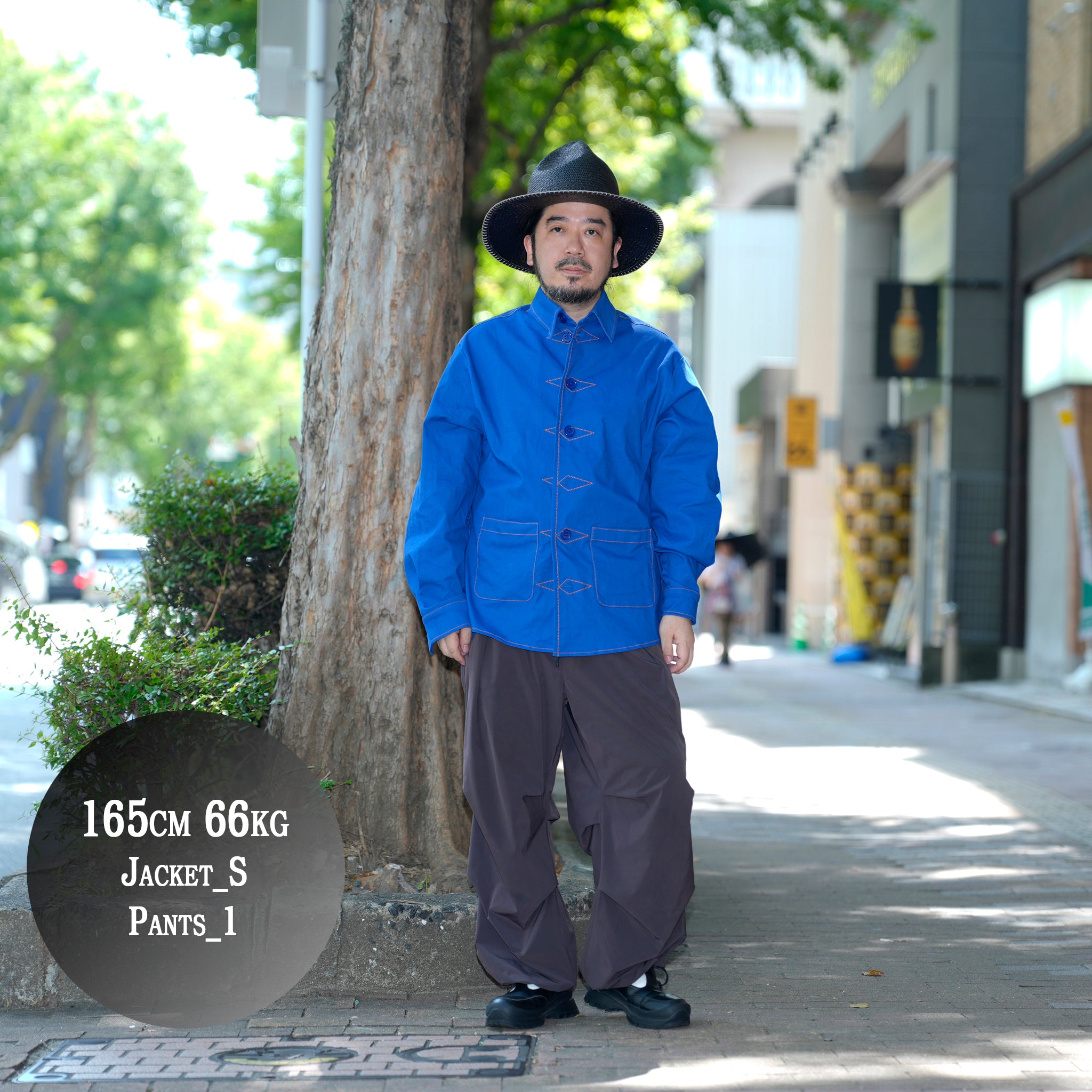 Mariposa Workwear Jacket | Color_Blue | No_32SM00JKM061BLE_BLUE【SISTER JANE_シスタージェーン】