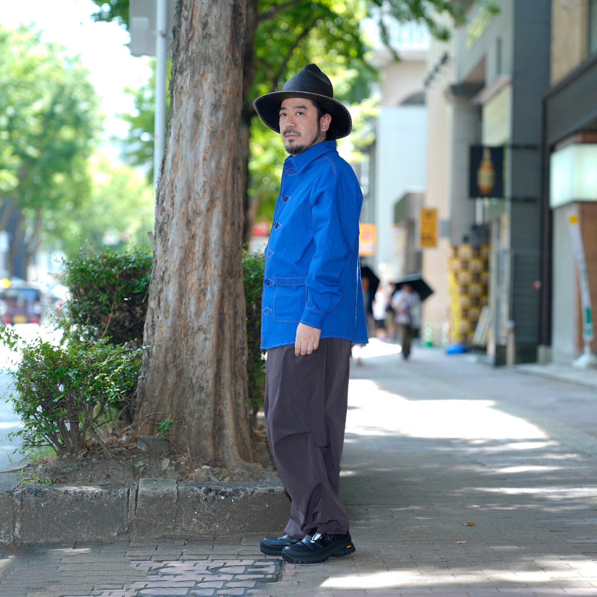Mariposa Workwear Jacket | Color_Blue | No_32SM00JKM061BLE_BLUE【SISTER JANE_シスタージェーン】