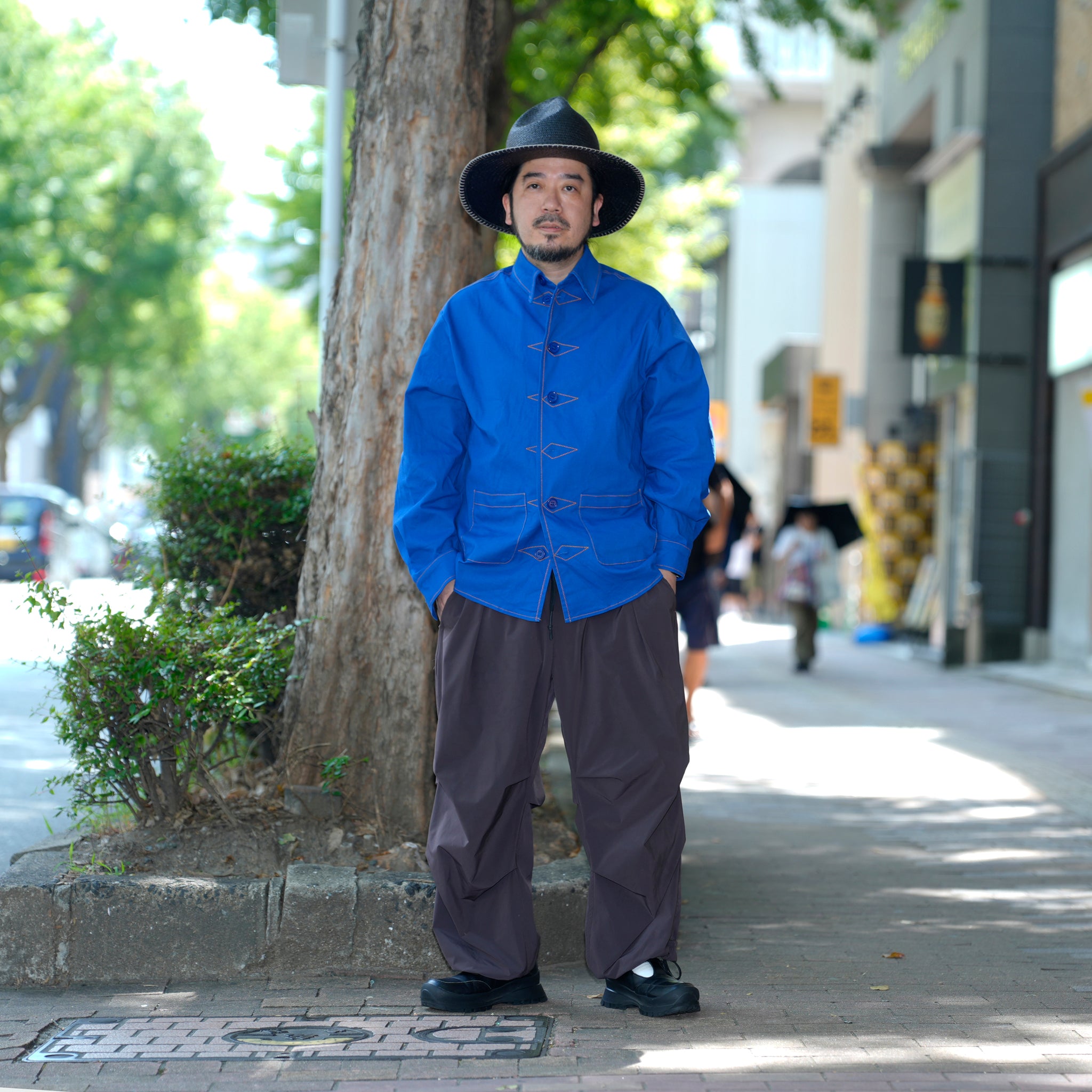 Mariposa Workwear Jacket | Color_Blue | No_32SM00JKM061BLE_BLUE【SISTER JANE_シスタージェーン】