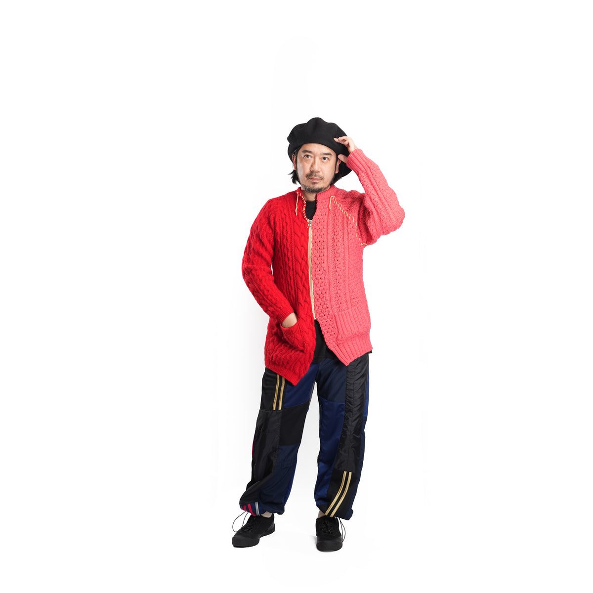 ハーフニットジップC/D_13 | Size-Free | REHERSALL