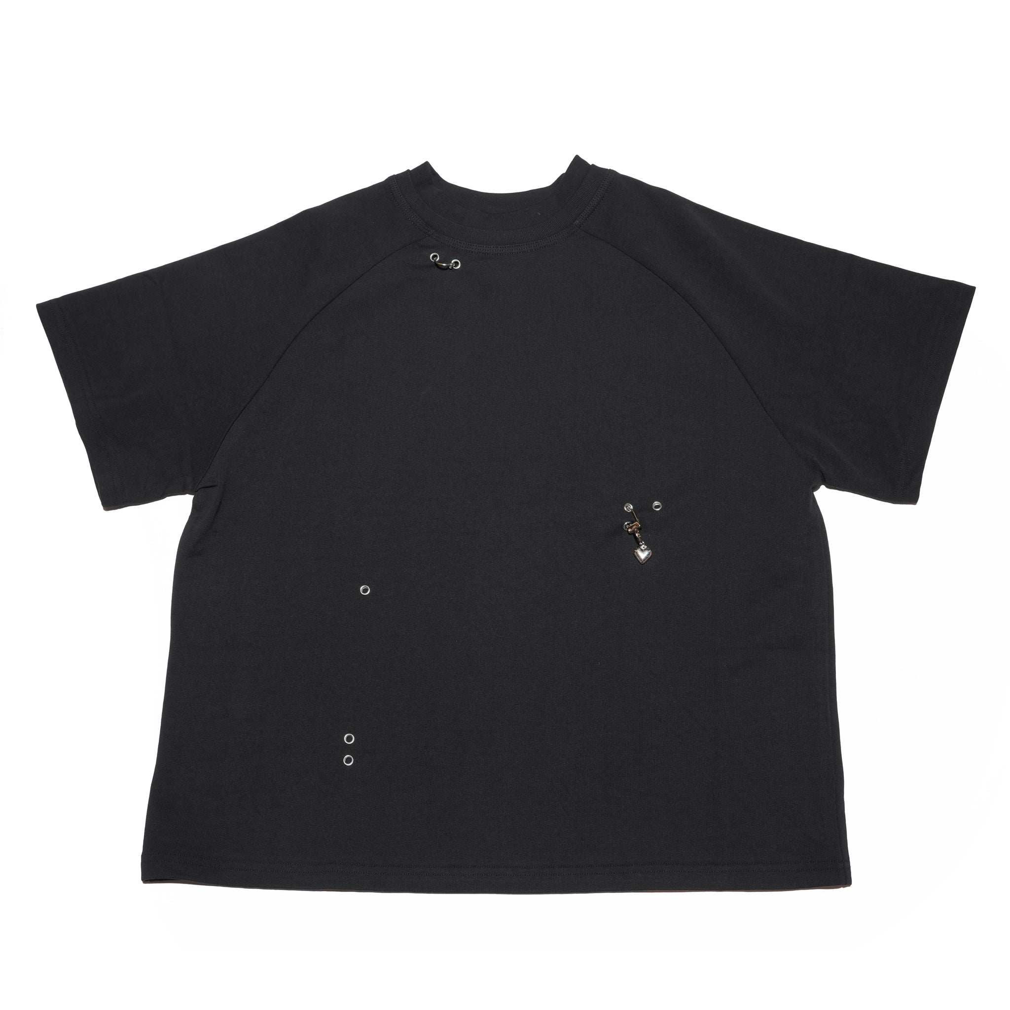 BUNNY CHARM VER. SHIRT (BLACK) | Bunny Hill Concept