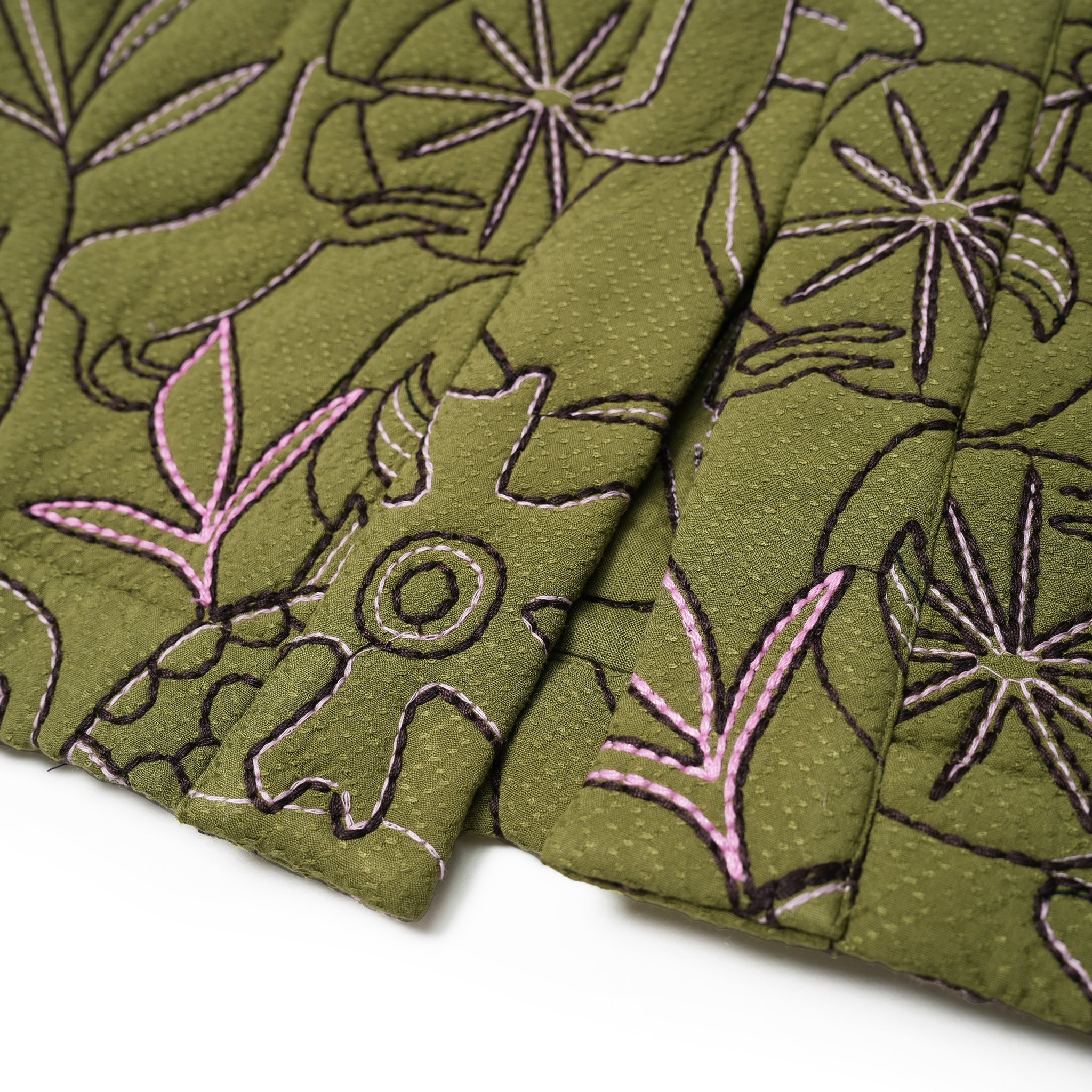 No:SP7382 | Name:GILET | Color:Dreams Olive Green【POM AMSTERDAM_ポムアムステルダム】