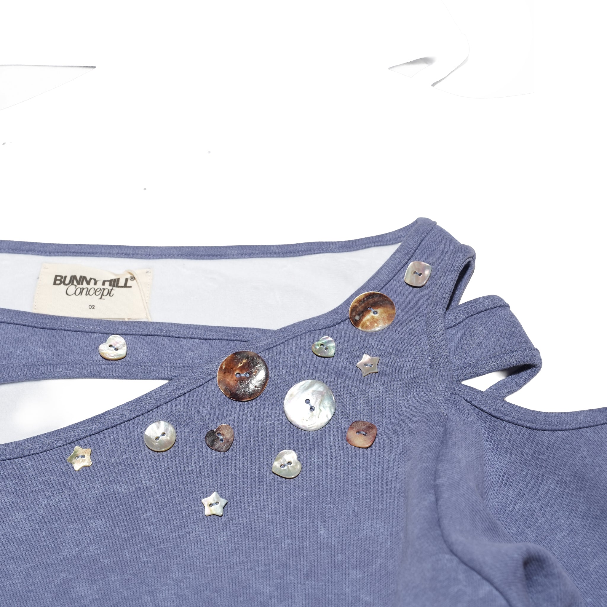 CHARO SWEATER (PURPLE BLUE) | Bunny Hill Concept