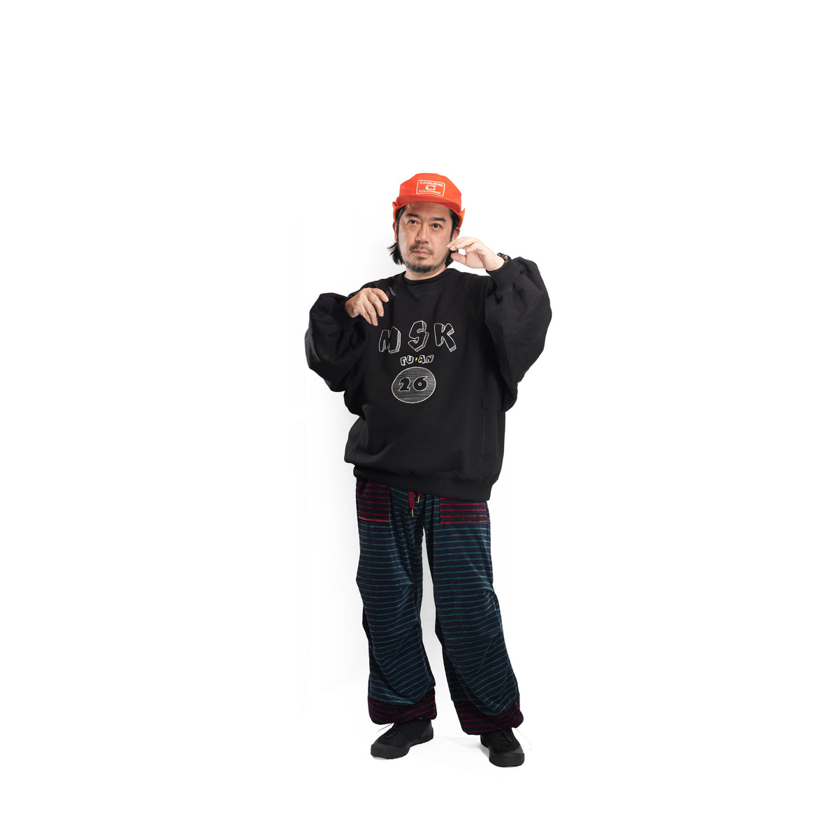 LOOSE WING-SWEAT – Blk | MASTERKEY
