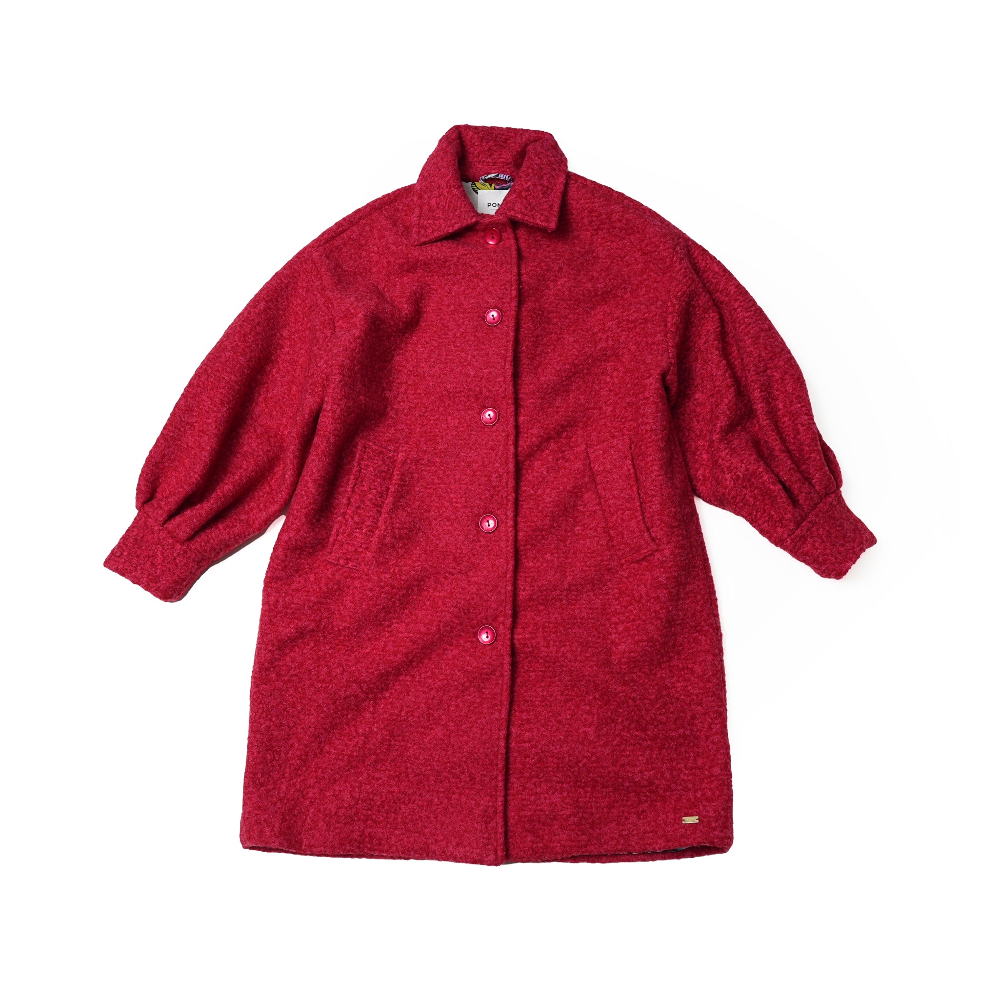 SP7453 | COAT – Scarlet Red | POM AMSTERDAM