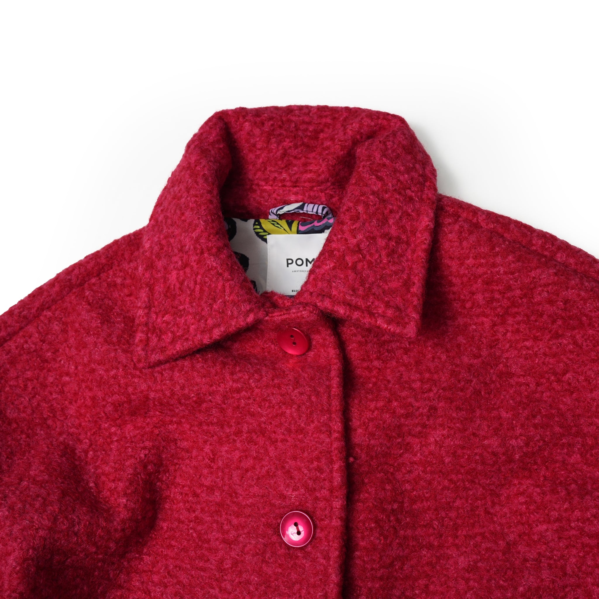 SP7453 | COAT – Scarlet Red | POM AMSTERDAM