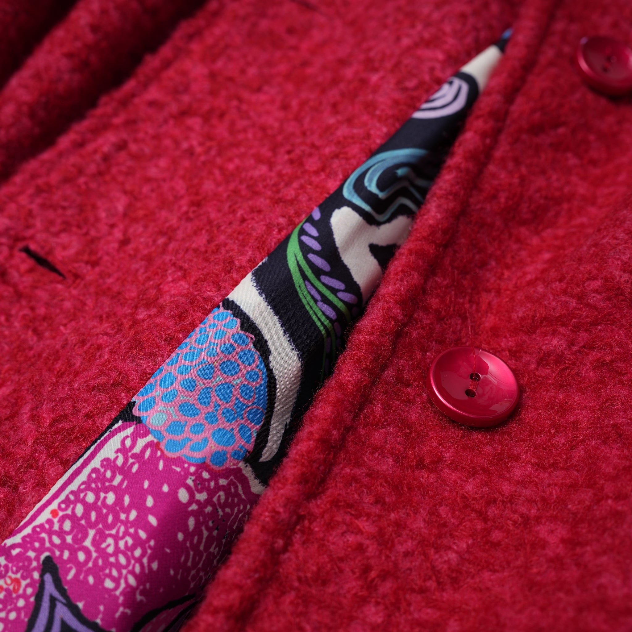SP7453 | COAT – Scarlet Red | POM AMSTERDAM