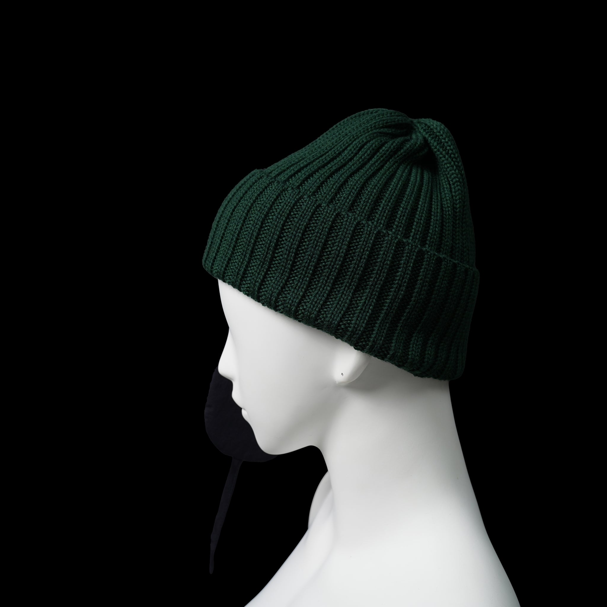 No:UN-024_AW23 | Name:EARMUFF BEANIE | Color:Green X Dark Navy【UNTRACE_アントレース】