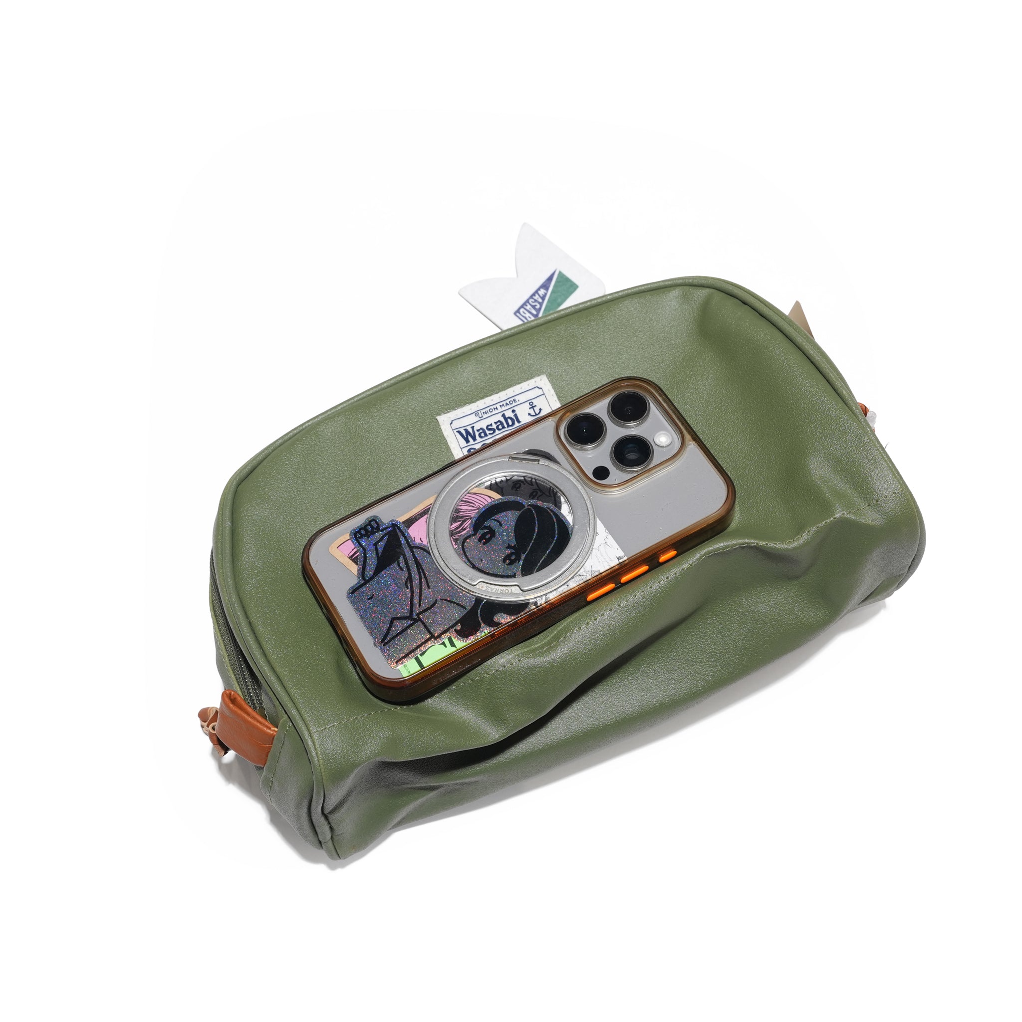PL×WASABI DURABLE TENT POUCH M GRN | POLER | 入荷予定アイテム