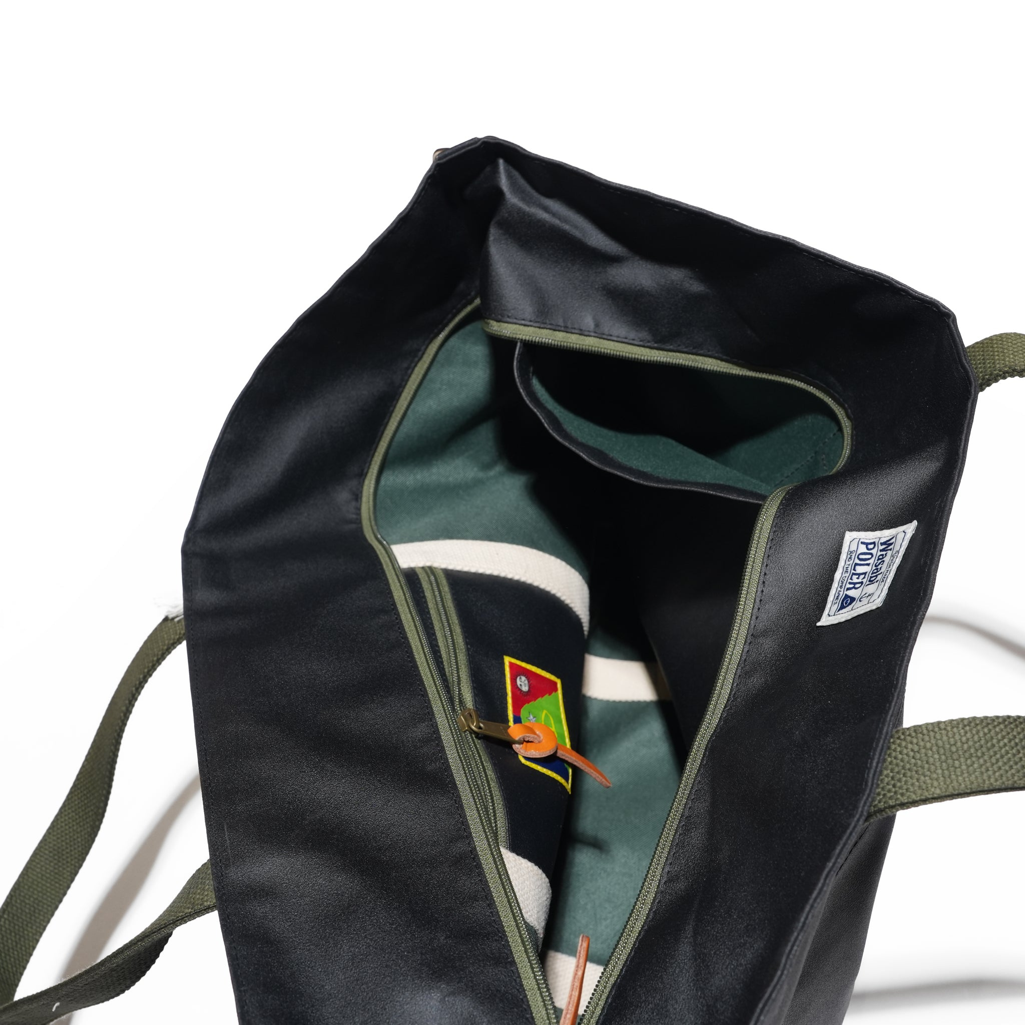 PL×WASABI DURABLE TENT TOTE L BLK | POLER