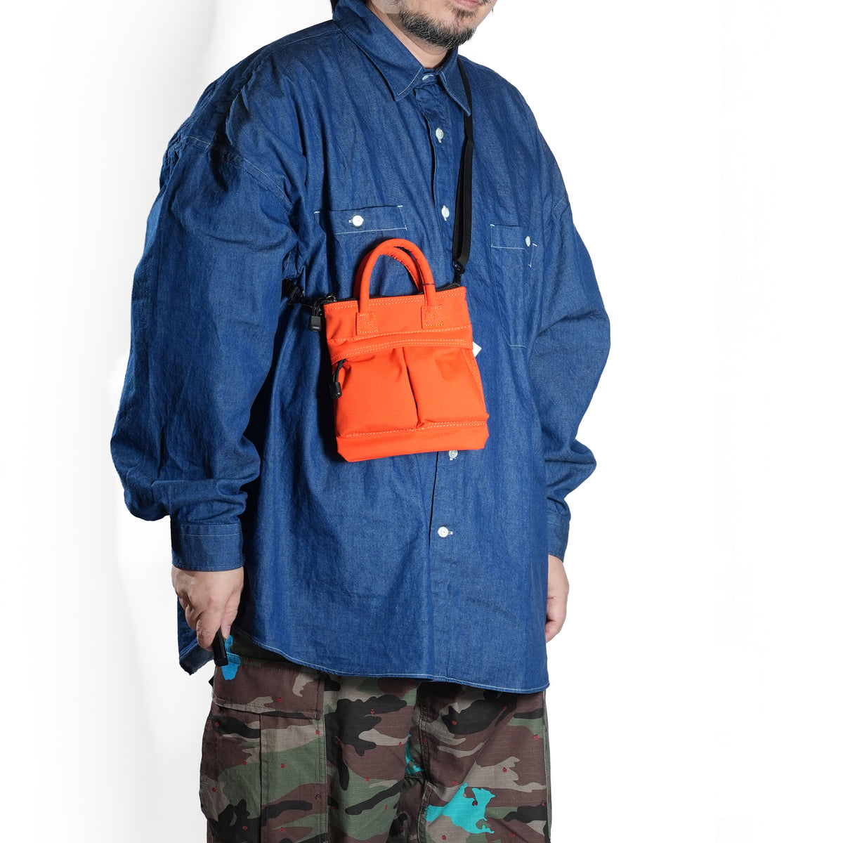 Mini Helmet Bag – Orange / Olive / Black | PENNYS
