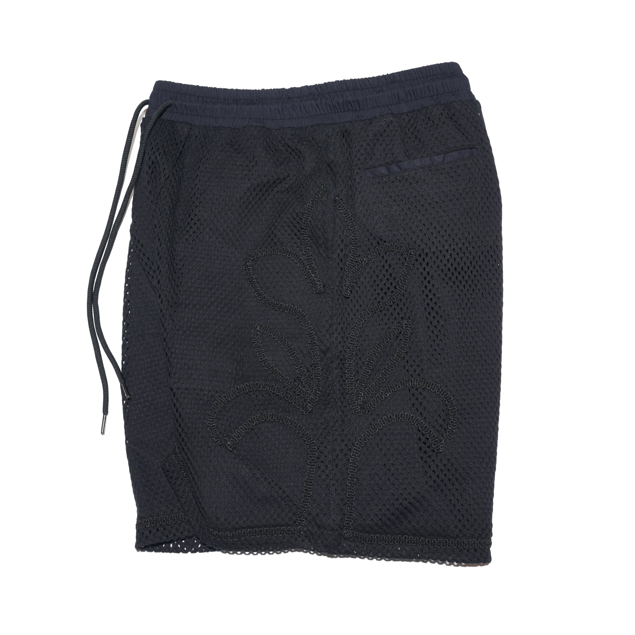 (A)crypsis® Medieval Flora Mesh Series Shorts - Black | (A)CRYPSIS®