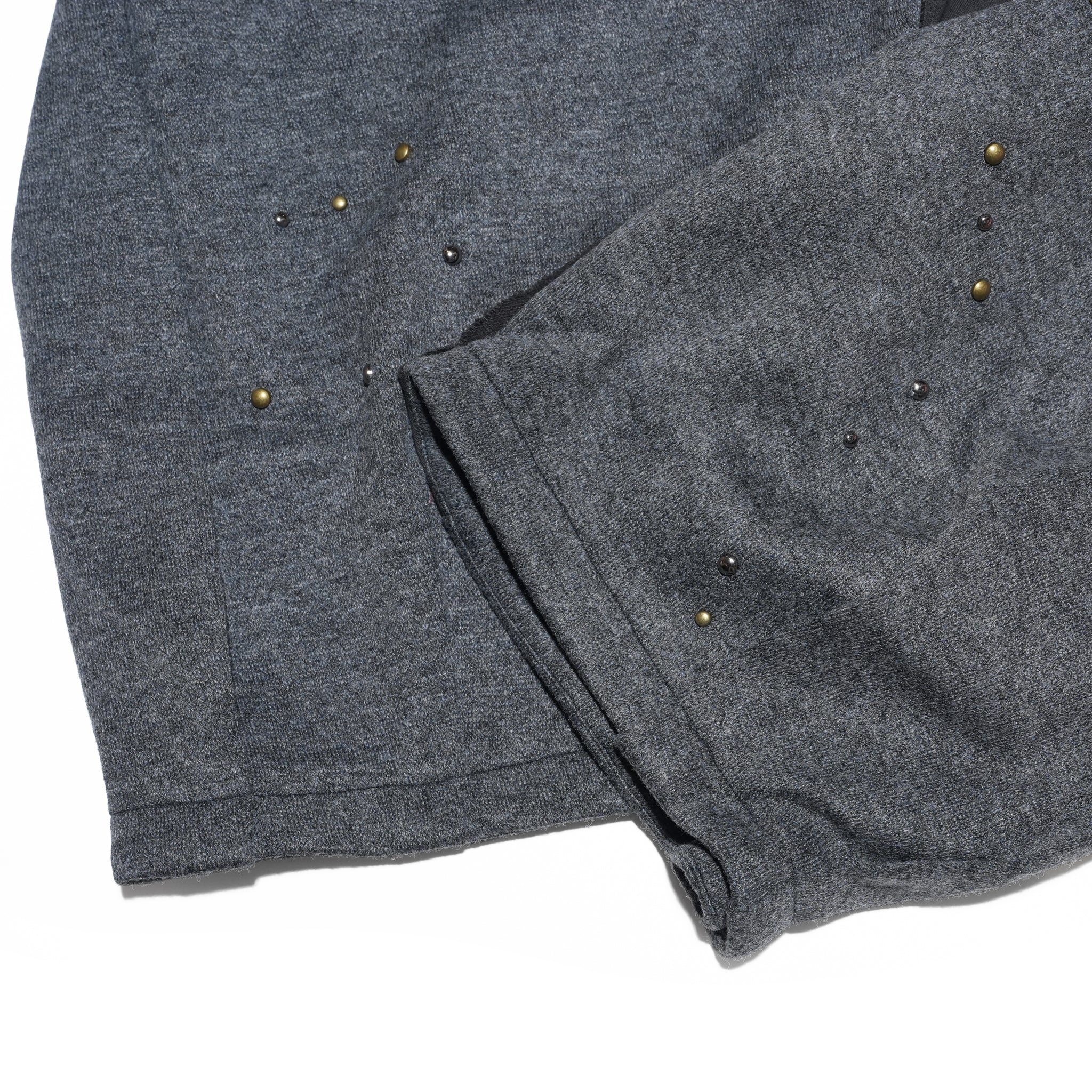 (A)crypsis® “High-Density Hand-Pleated Starry Sky Jewelry-Inspired Trousers” in Dark Gray | (A)CRYPSIS®