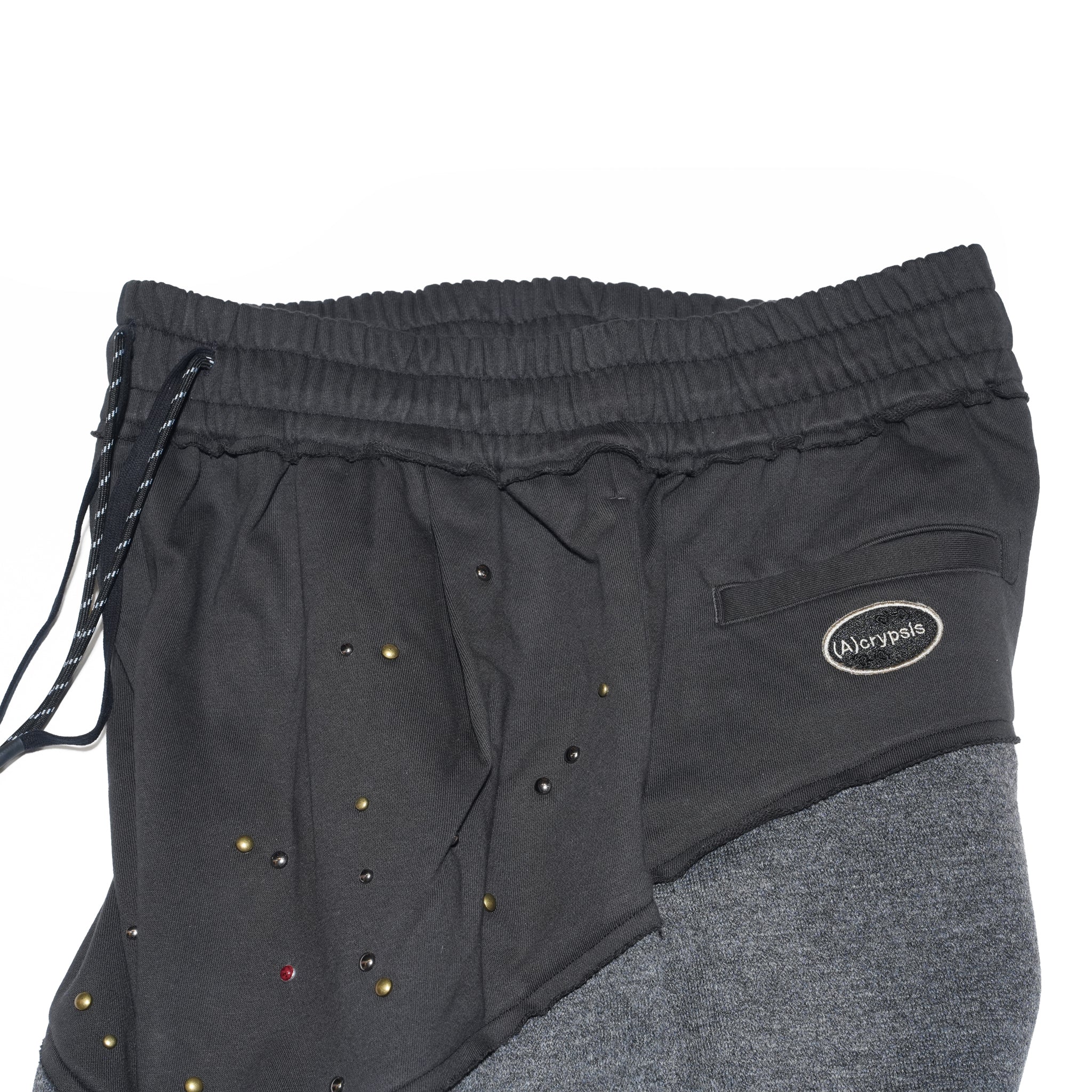 (A)crypsis® “High-Density Hand-Pleated Starry Sky Jewelry-Inspired Trousers” in Dark Gray | (A)CRYPSIS®