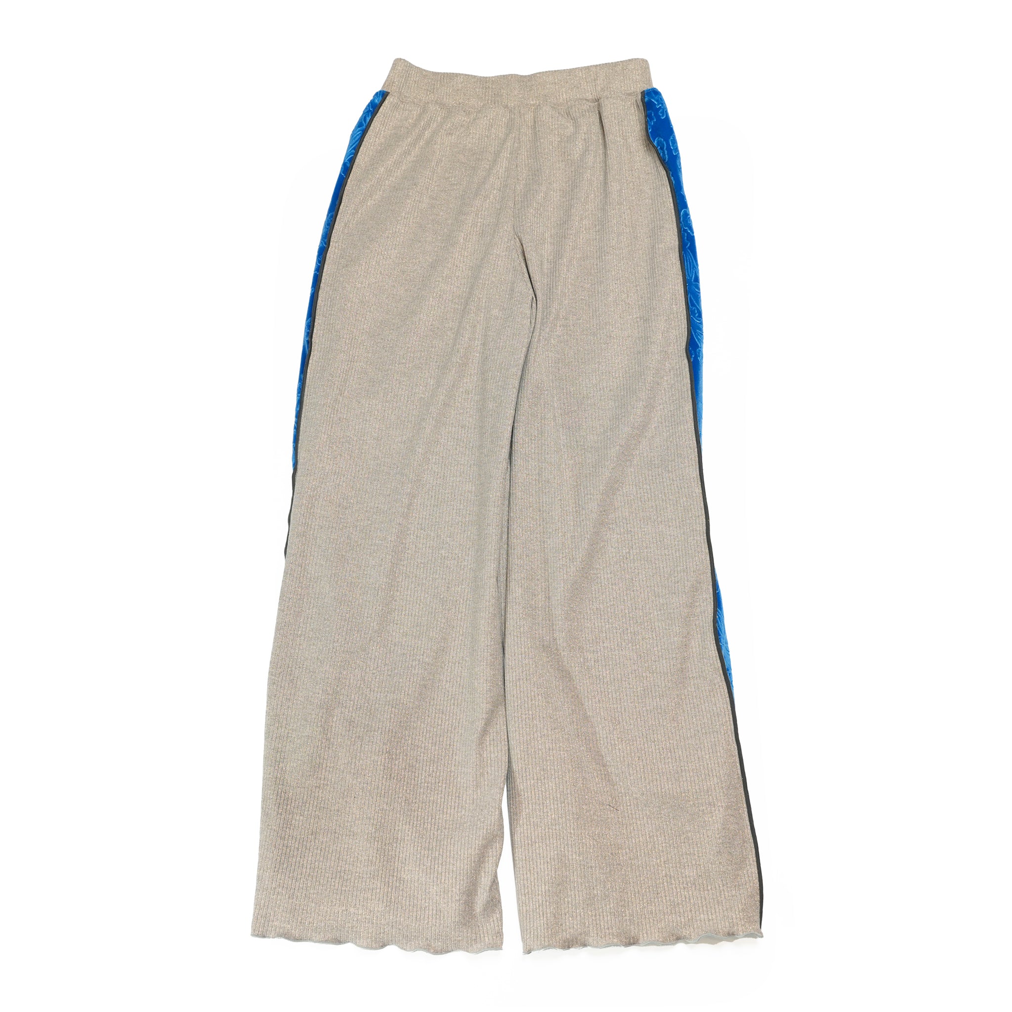 WP1103_Blue | フリンジラメパンツ | Color:Blue【REHERSALL_リハーズオール】