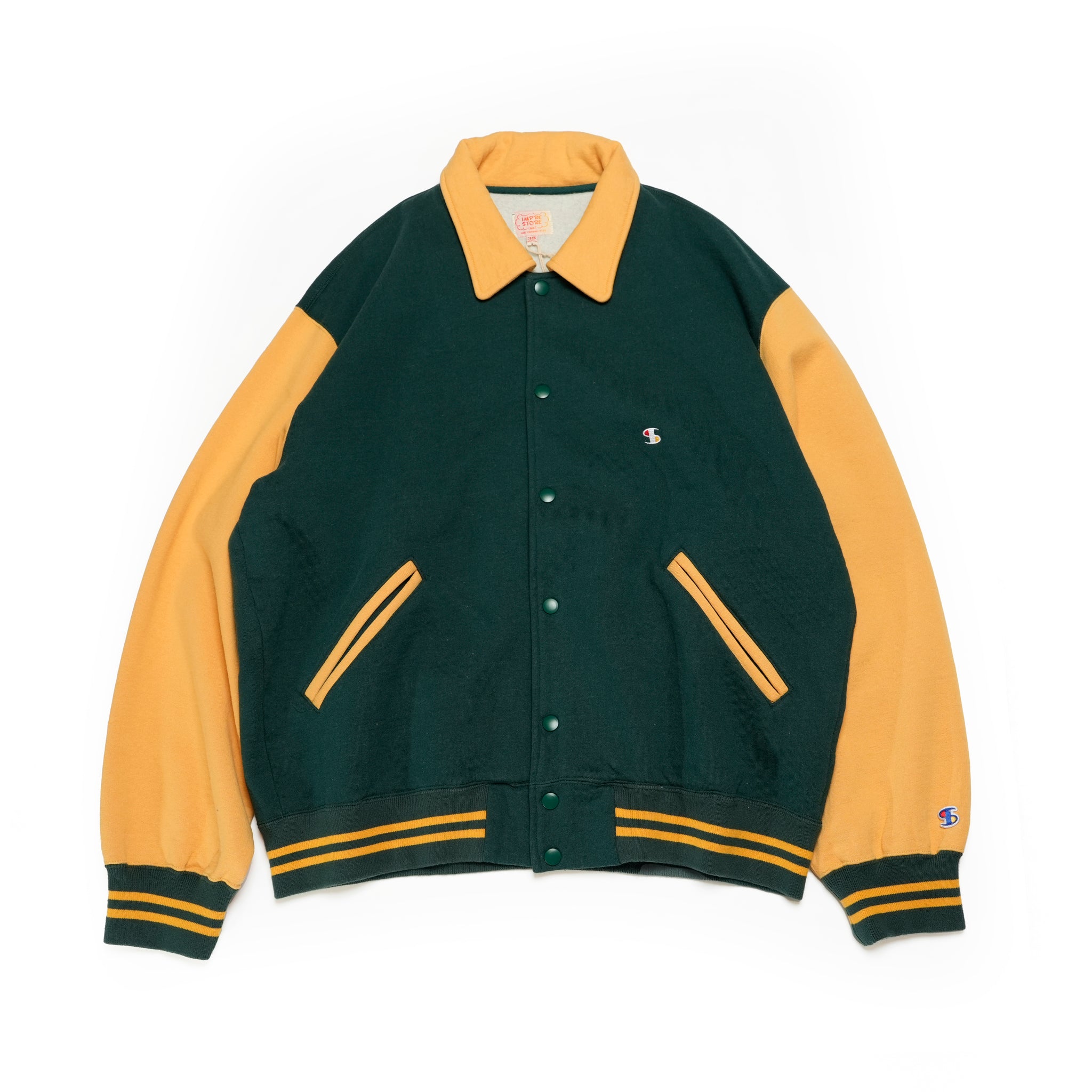 Chunk | Varsity jacket| Color:Green【IMPRESTORE_インプレストア】