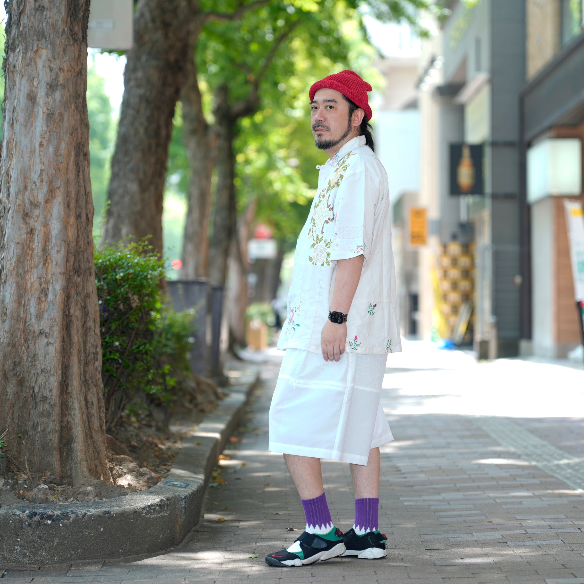 MR-2502665| Hand Emboroidery Shirt | Color:3-Type | Size:2/3【Mr. Remake Man】