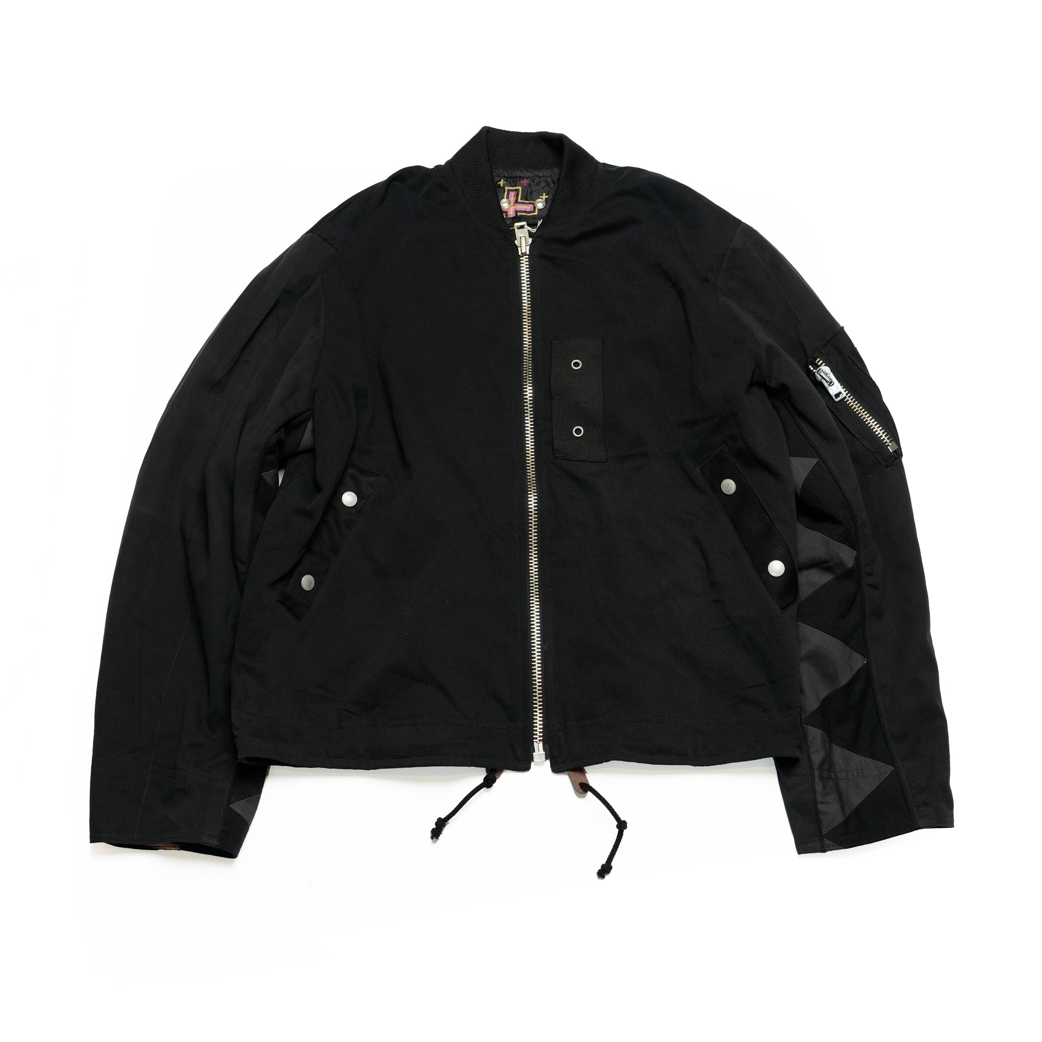 RJ2501001_01-Black | BARBARIAN FLIGHT JACKET | Color:01-Black/02-Olive【NASNGWAM_ナスングワム】