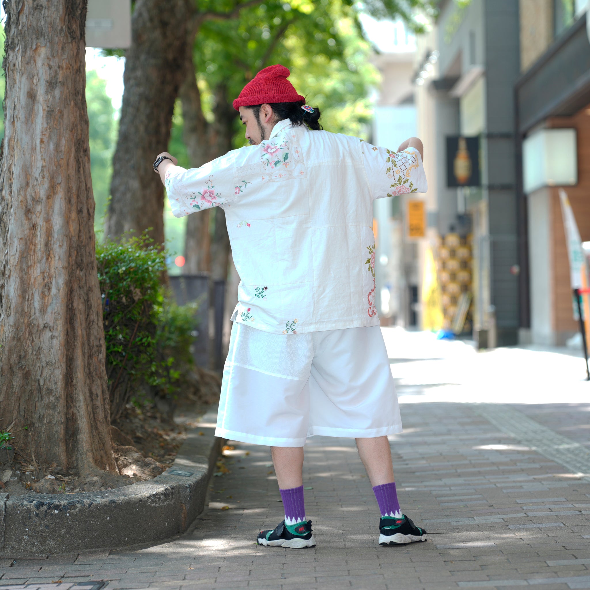 MR-2502665| Hand Emboroidery Shirt | Color:3-Type | Size:2/3【Mr. Remake Man】