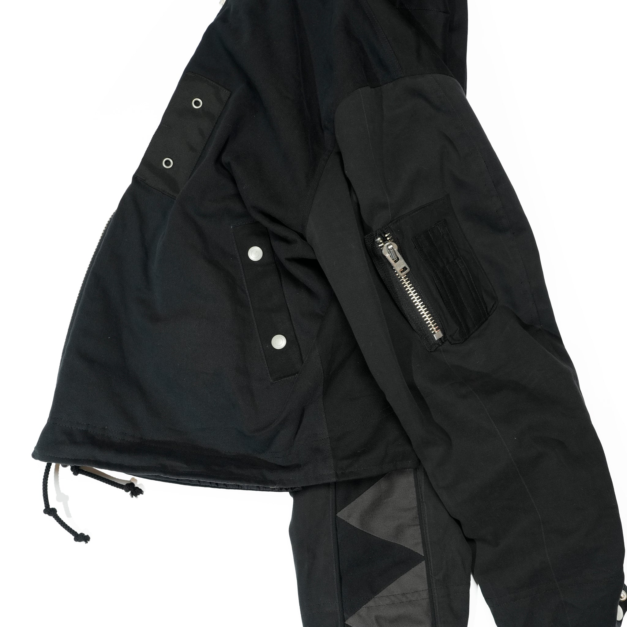 RJ2501001_01-Black | BARBARIAN FLIGHT JACKET | Color:01-Black/02-Olive【NASNGWAM_ナスングワム】