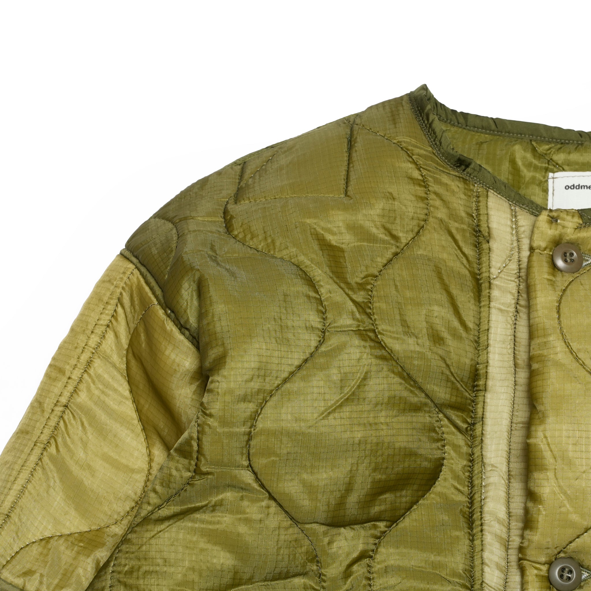 QUILTING SHORT JACKET | Color_Olive | No_odd2025aw-007【ODDMENT_オッドメント】