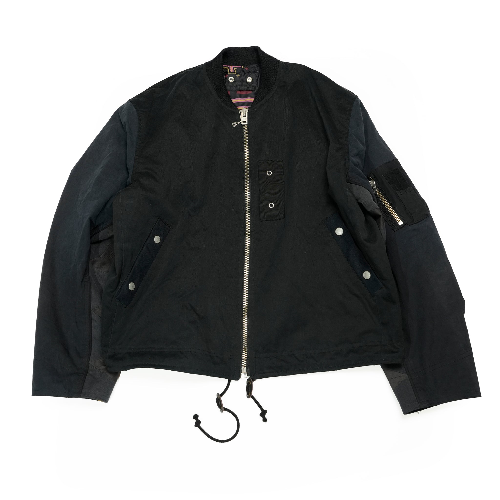 RJ2501001_01-Black | BARBARIAN FLIGHT JACKET | Color:01-Black/02-Olive【NASNGWAM_ナスングワム】