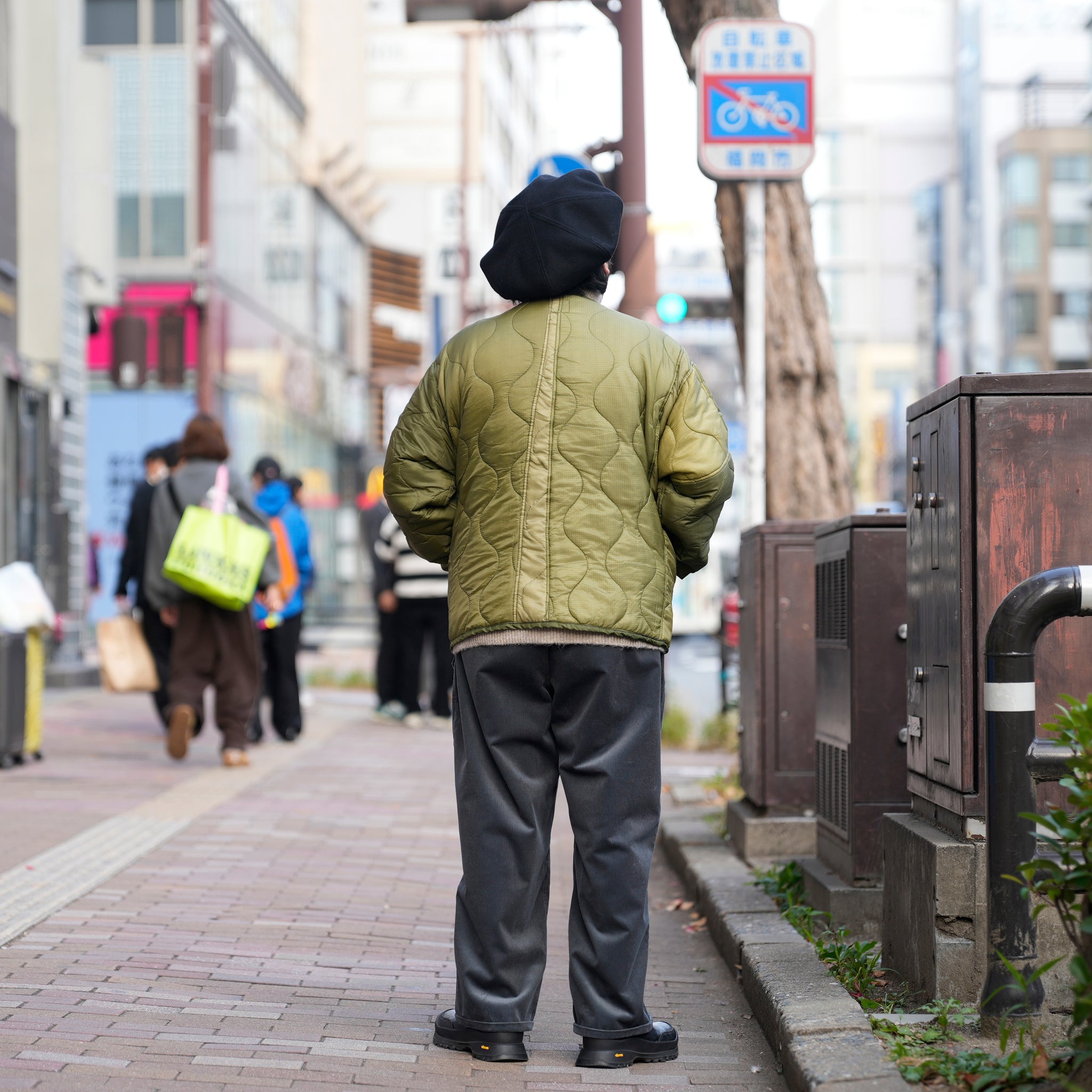 QUILTING SHORT JACKET | Color_Olive | No_odd2025aw-007【ODDMENT_オッドメント】