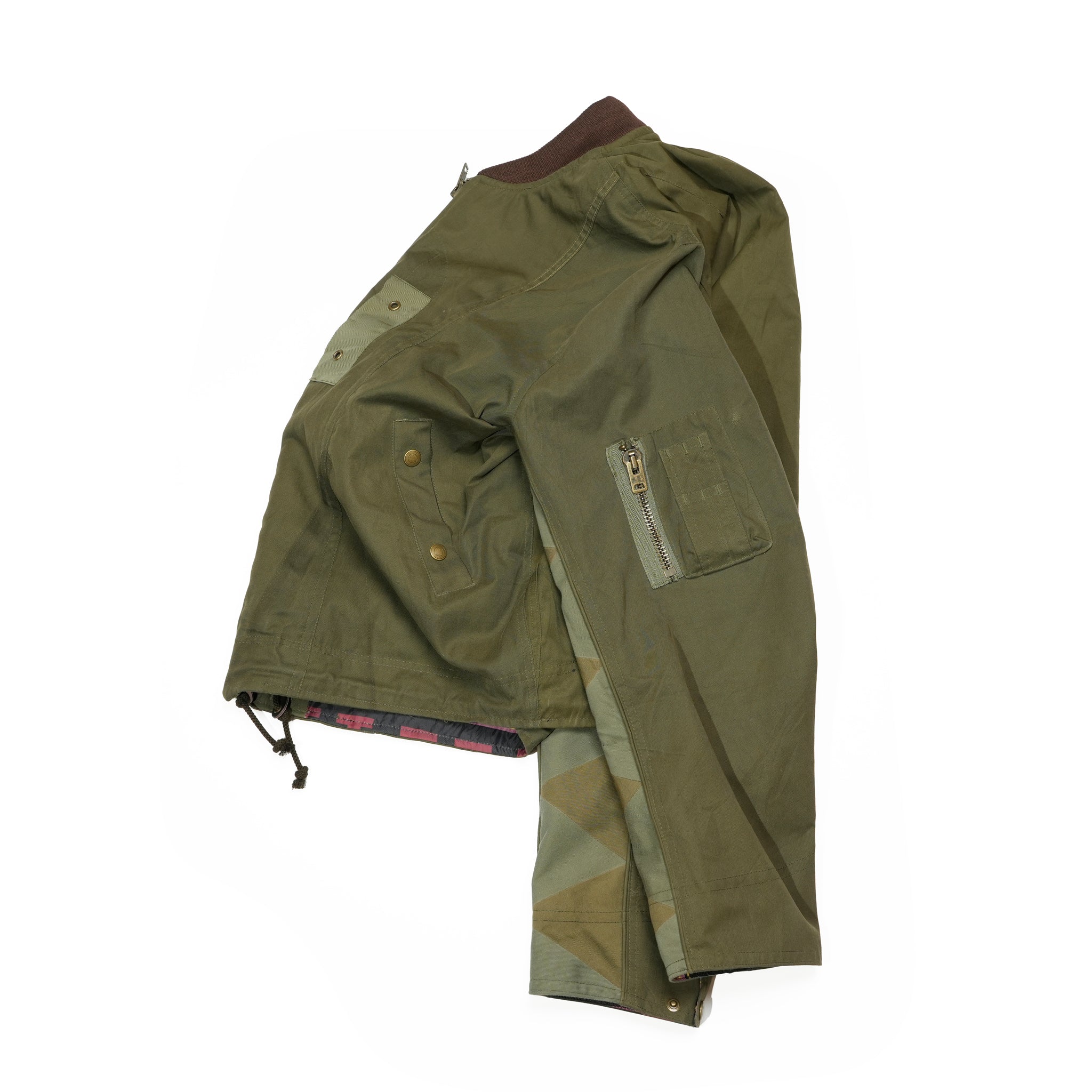 RJ2501001_01-Black | BARBARIAN FLIGHT JACKET | Color:01-Black/02-Olive【NASNGWAM_ナスングワム】