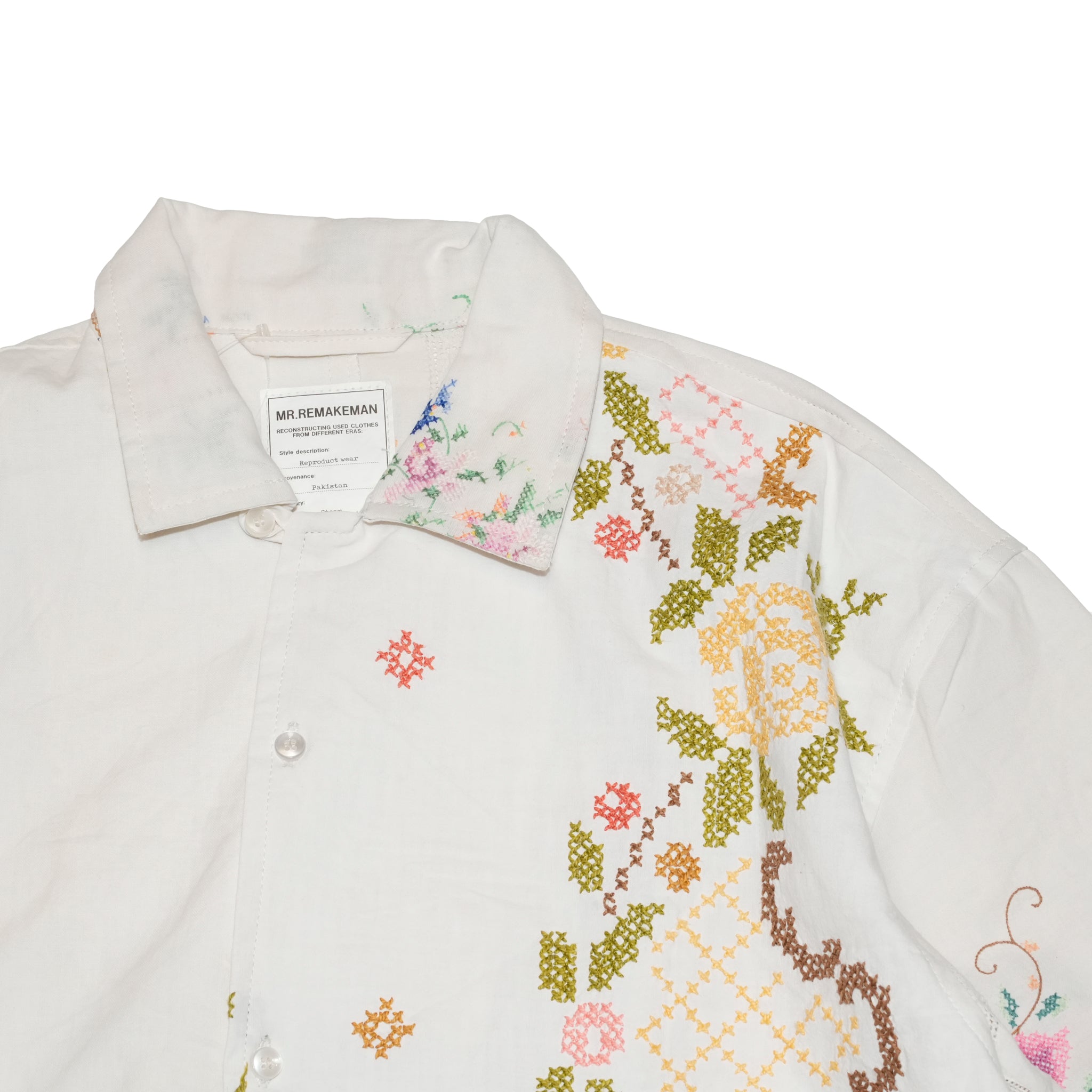 MR-2502665| Hand Emboroidery Shirt | Color:3-Type | Size:2/3【Mr. Remake Man】