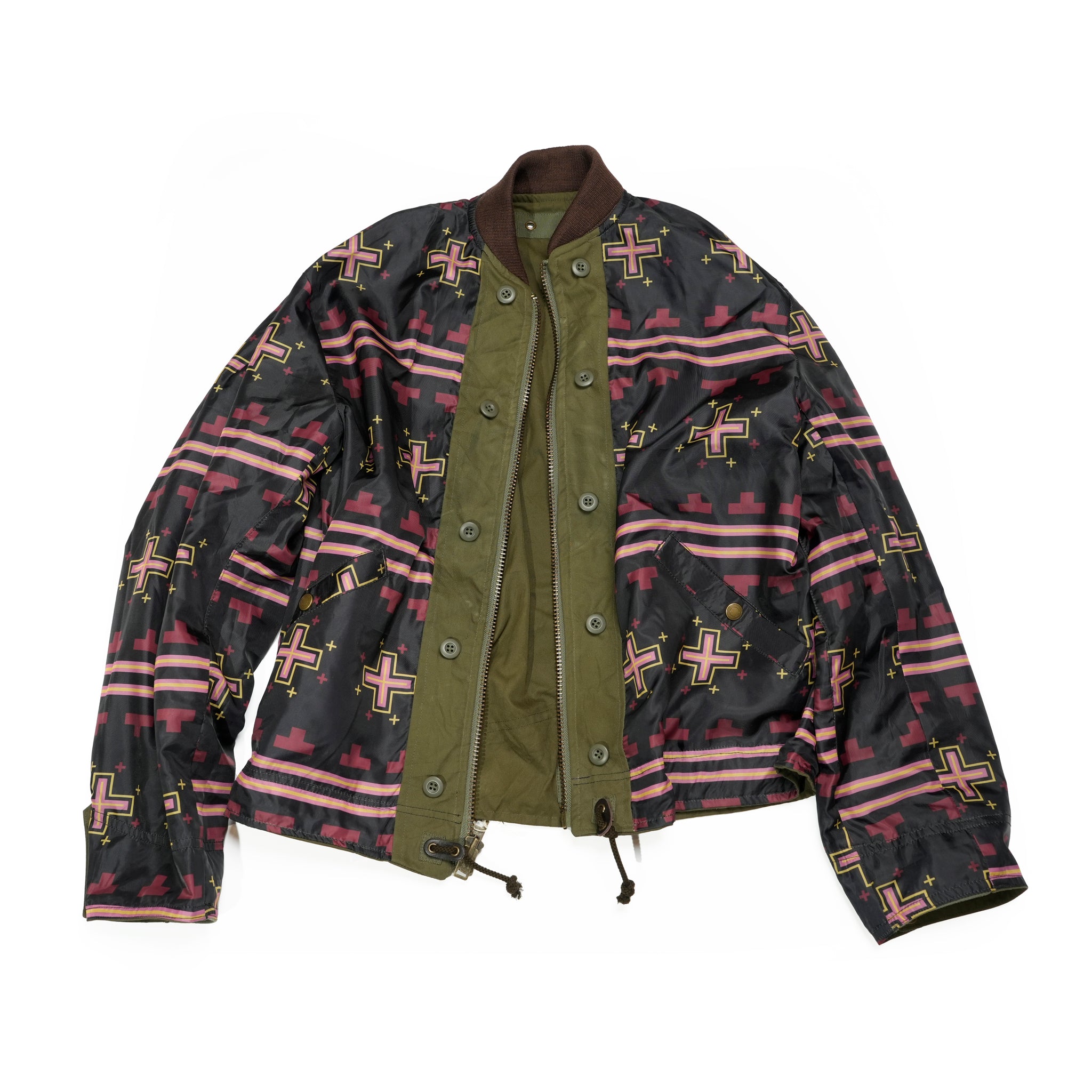 RJ2501001_01-Black | BARBARIAN FLIGHT JACKET | Color:01-Black/02-Olive【NASNGWAM_ナスングワム】