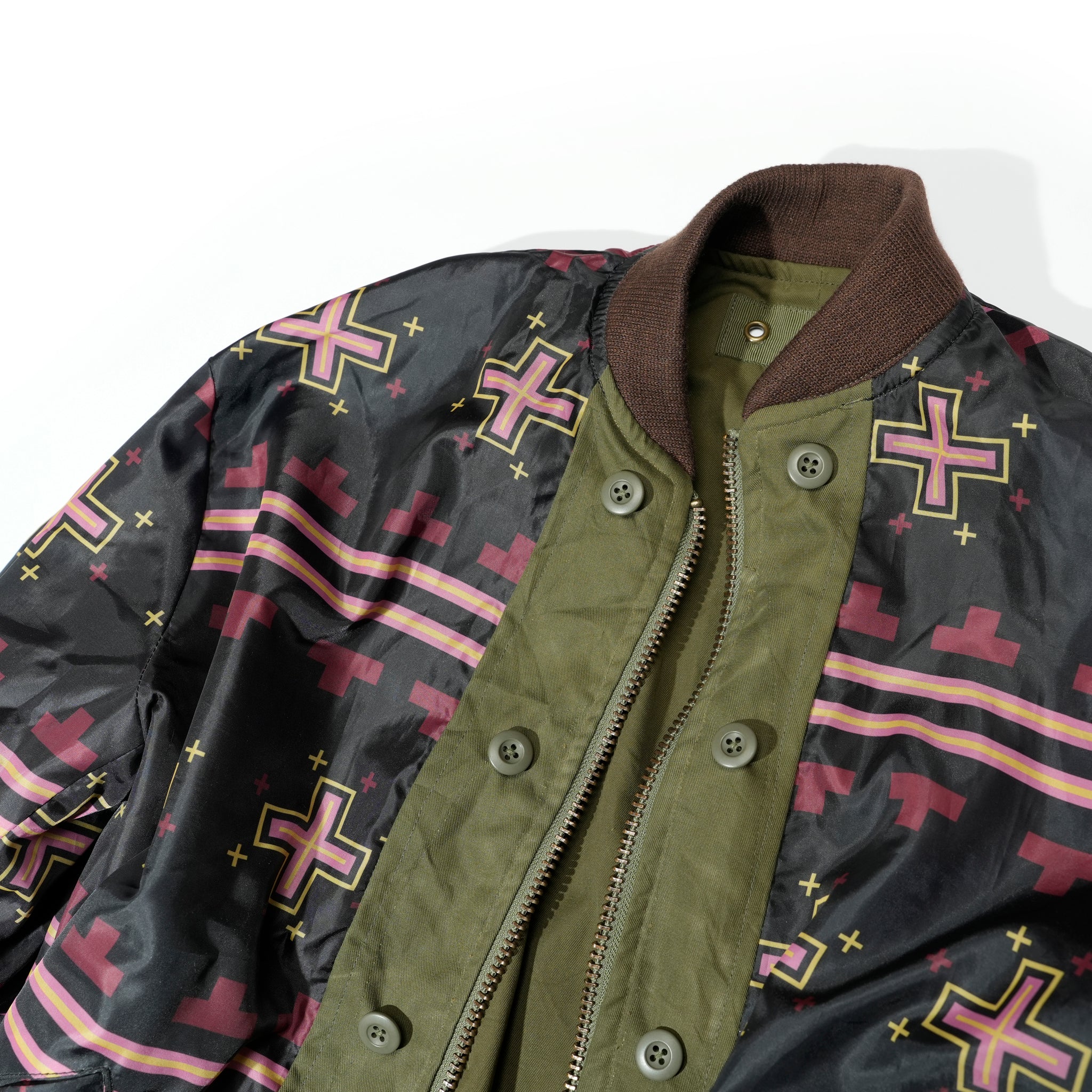 RJ2501001_01-Black | BARBARIAN FLIGHT JACKET | Color:01-Black/02-Olive【NASNGWAM_ナスングワム】