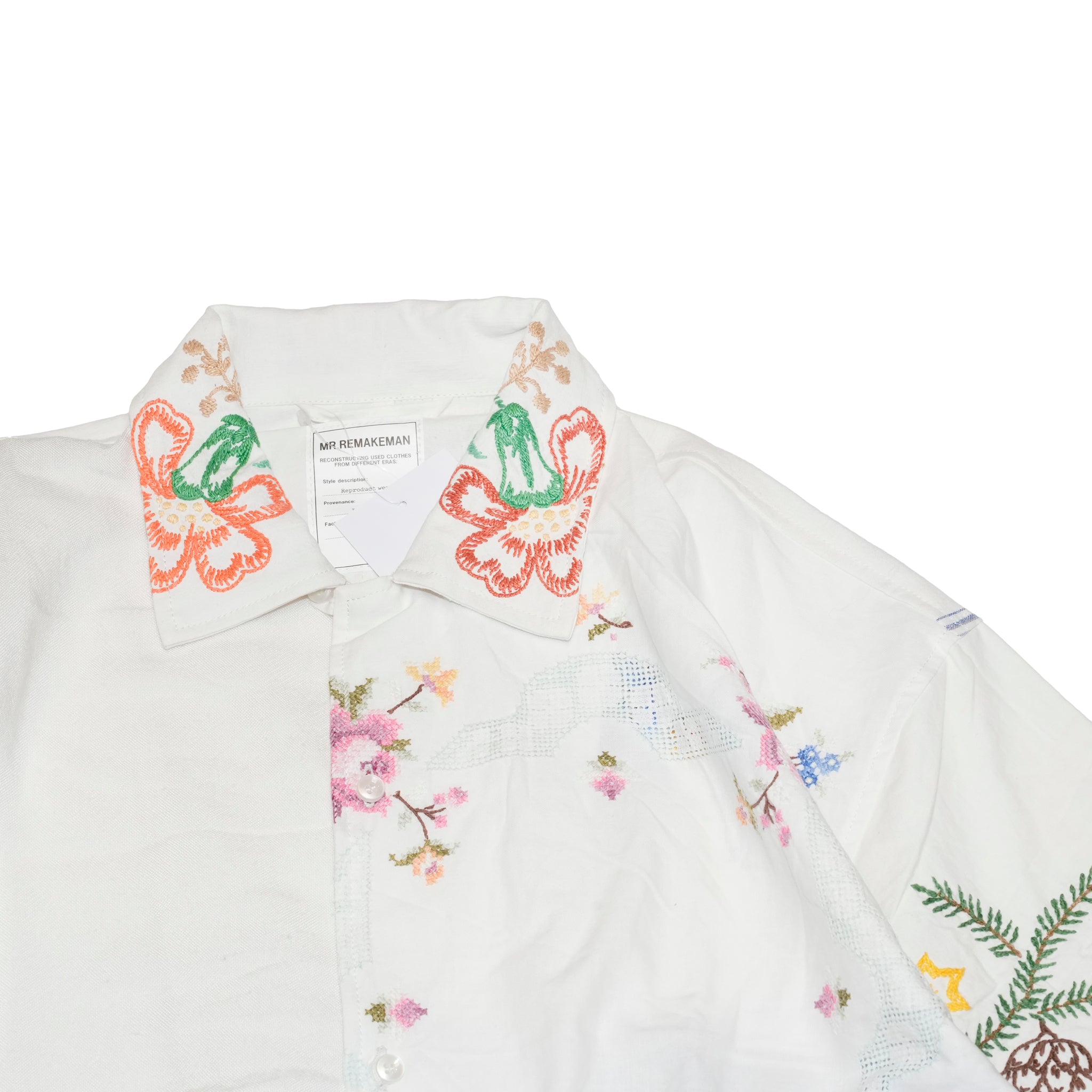 MR-2502665| Hand Emboroidery Shirt | Color:3-Type | Size:2/3【Mr. Remake Man】