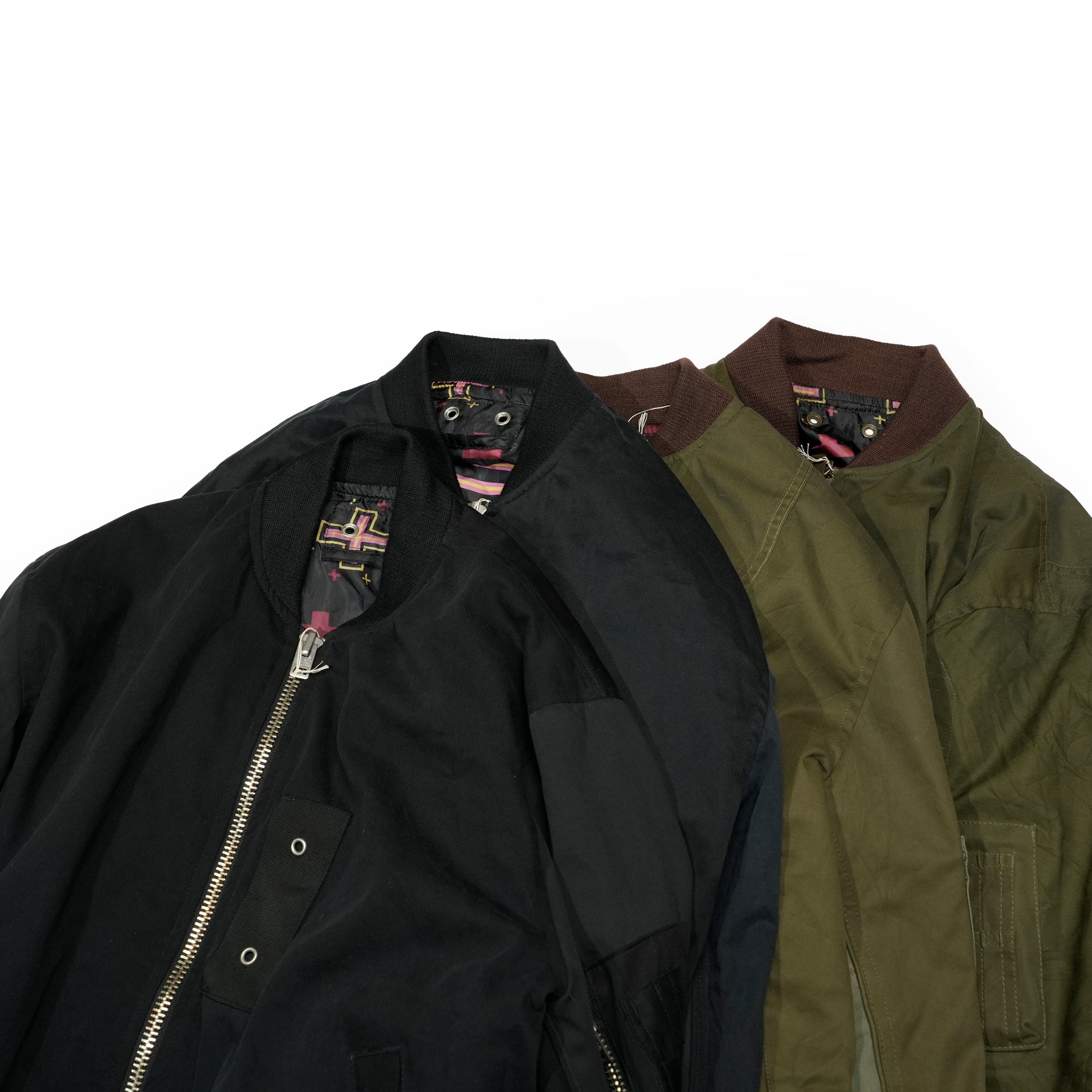 RJ2501001_01-Black | BARBARIAN FLIGHT JACKET | Color:01-Black/02-Olive【NASNGWAM_ナスングワム】