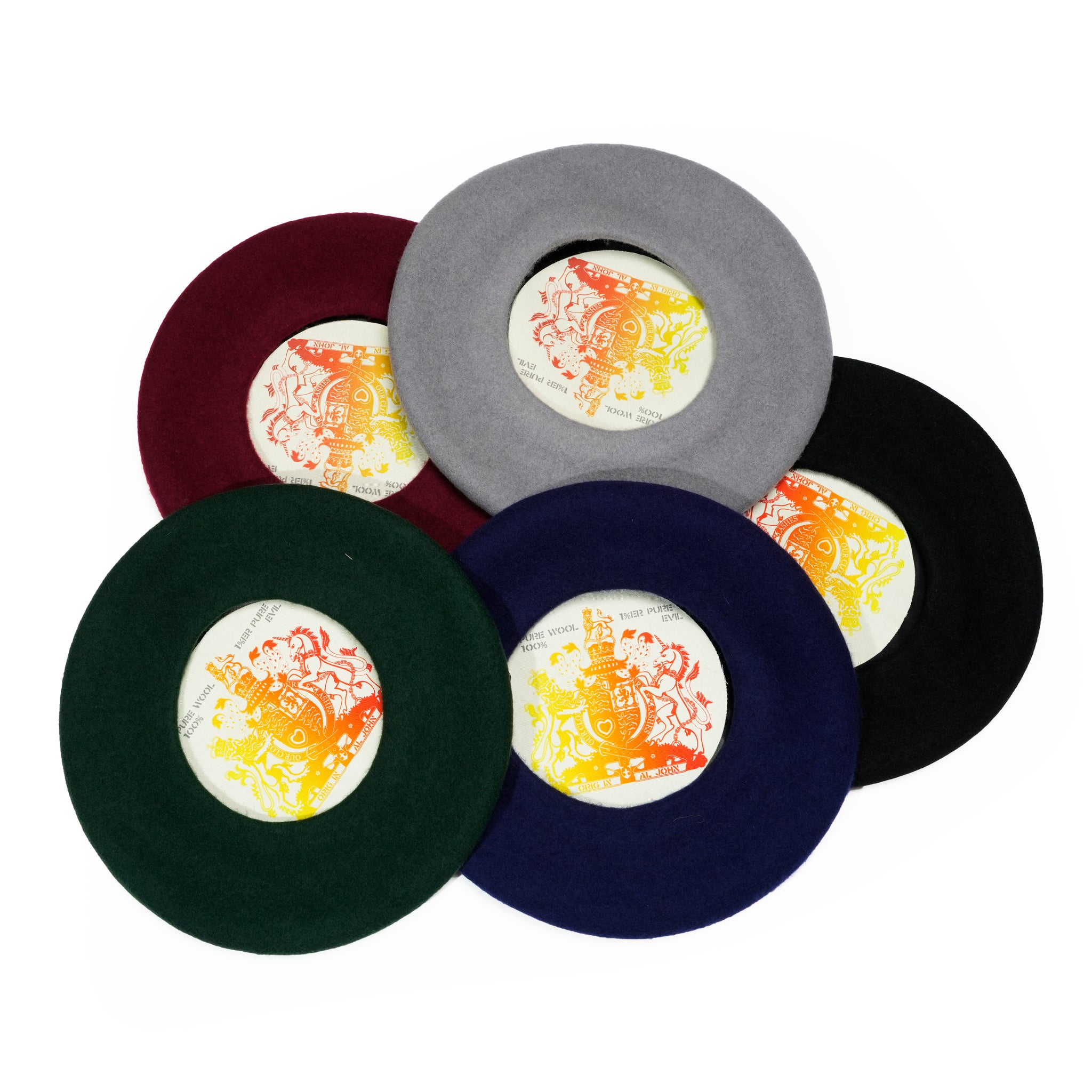 Big Basque Beret | Color:Black/GRAY/GREEN/NAVY/BURGUNDY【ORIGINAL JOHN_オリジナルジョン】