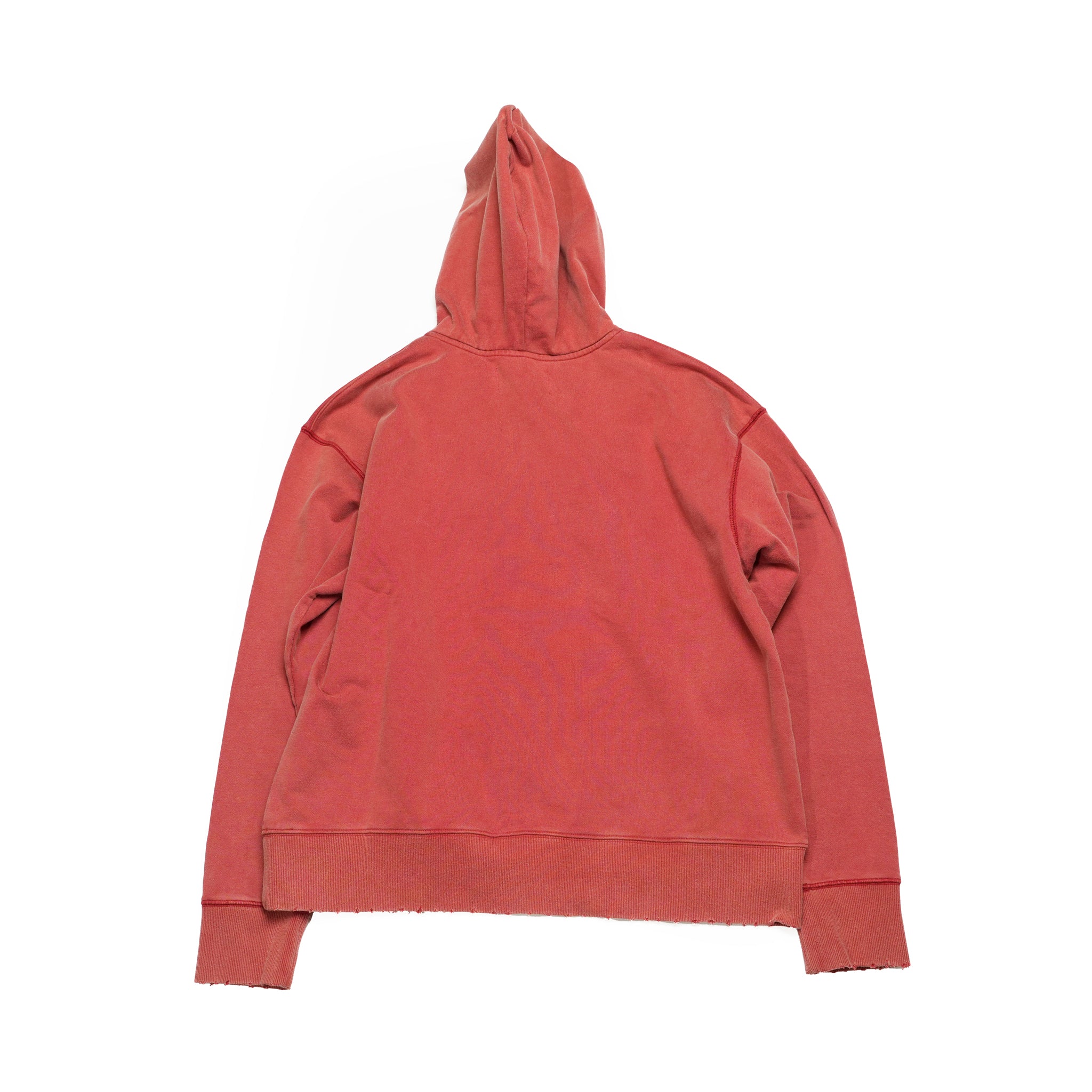 efmm-19_Red | Colorless Half Zip Hoodie | Color:Red【EFFECTEN_エフェクテン】
