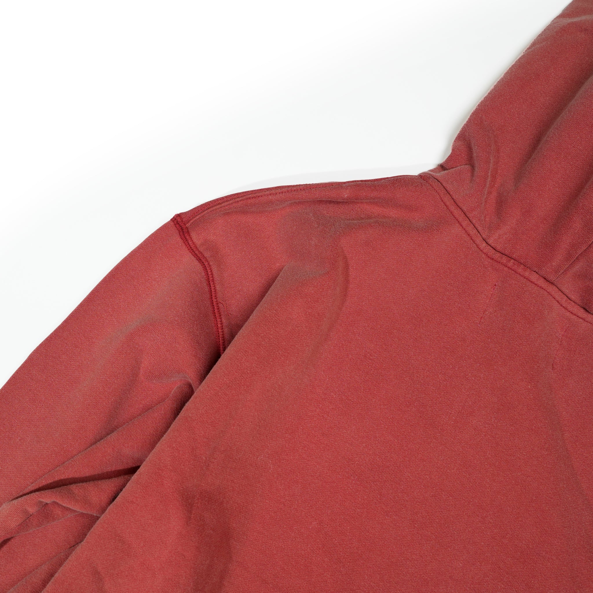 efmm-19_Red | Colorless Half Zip Hoodie | Color:Red【EFFECTEN_エフェクテン】