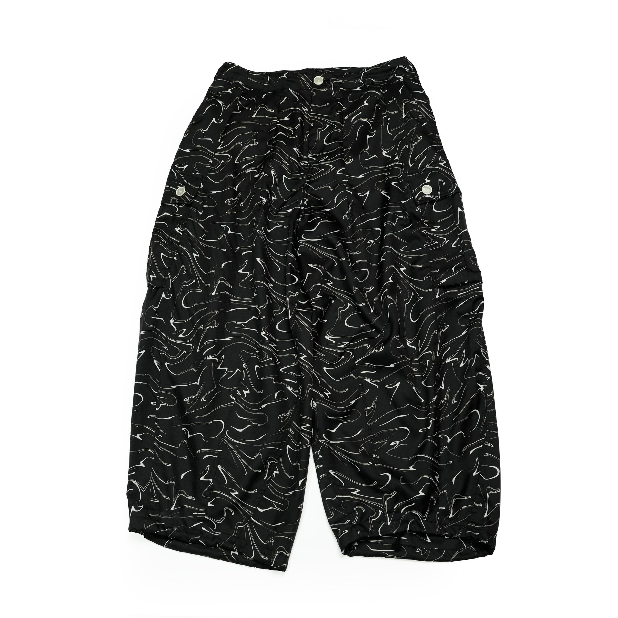 efmm-22_Snake Pattern | Marble Balloon Wide Cargo Pants | Color:Snake Pattern【EFFECTEN_エフェクテン】【archive】
