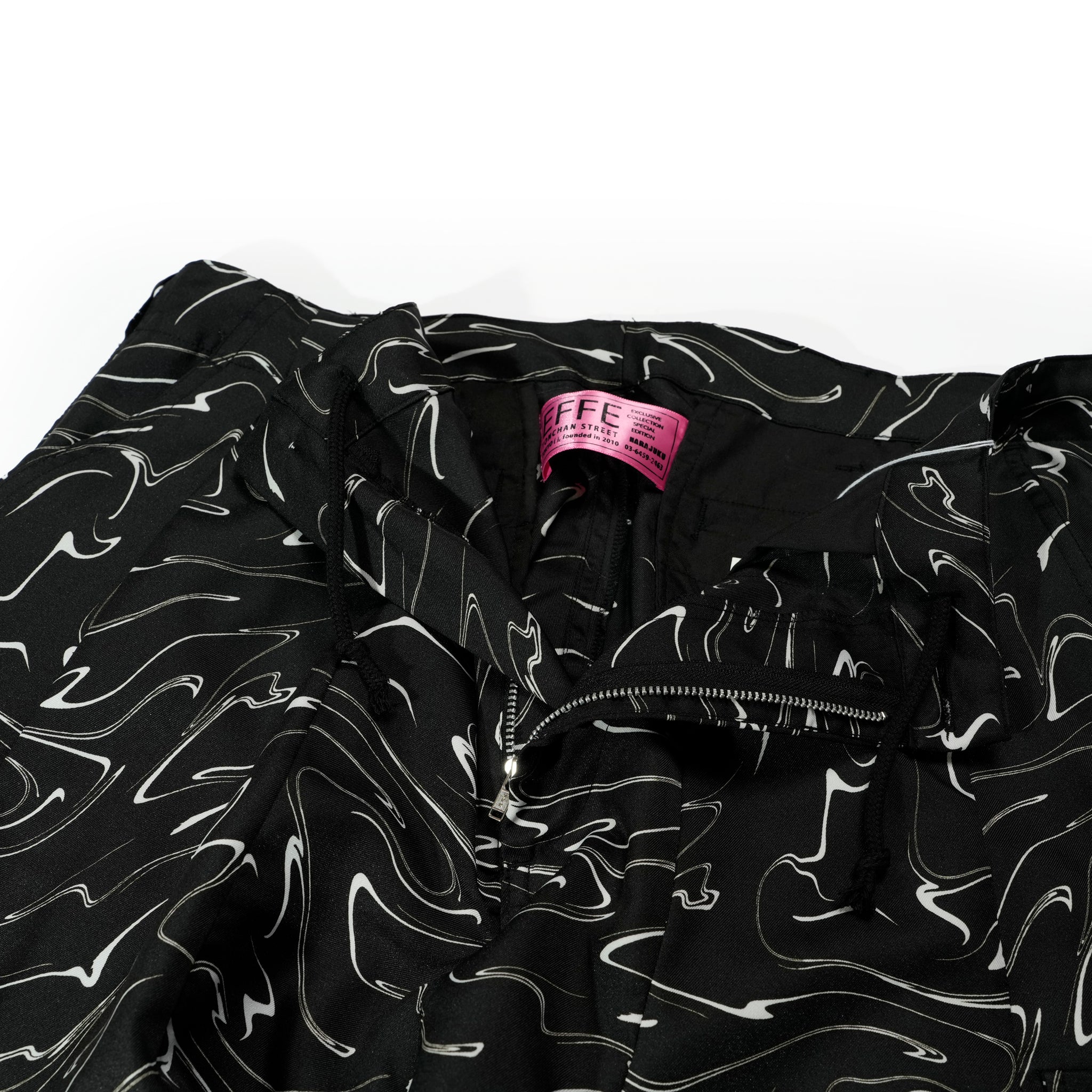 efmm-22_Snake Pattern | Marble Balloon Wide Cargo Pants | Color:Snake Pattern【EFFECTEN_エフェクテン】【archive】