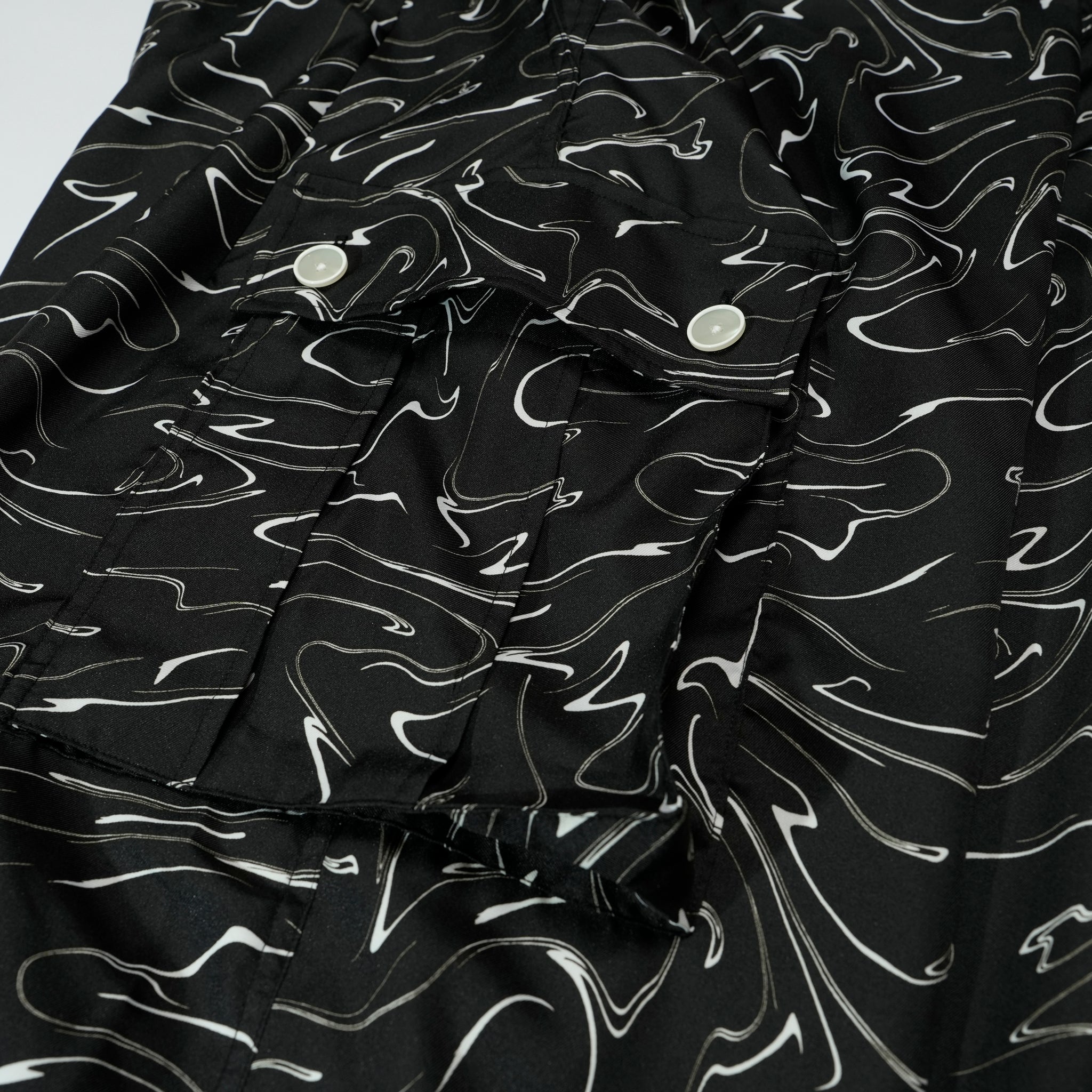 efmm-22_Snake Pattern | Marble Balloon Wide Cargo Pants | Color:Snake Pattern【EFFECTEN_エフェクテン】【archive】