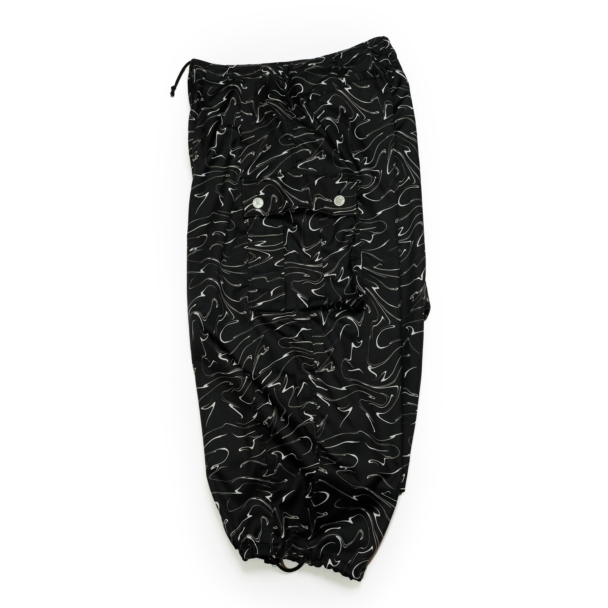 efmm-22_Snake Pattern | Marble Balloon Wide Cargo Pants | Color:Snake Pattern【EFFECTEN_エフェクテン】【archive】
