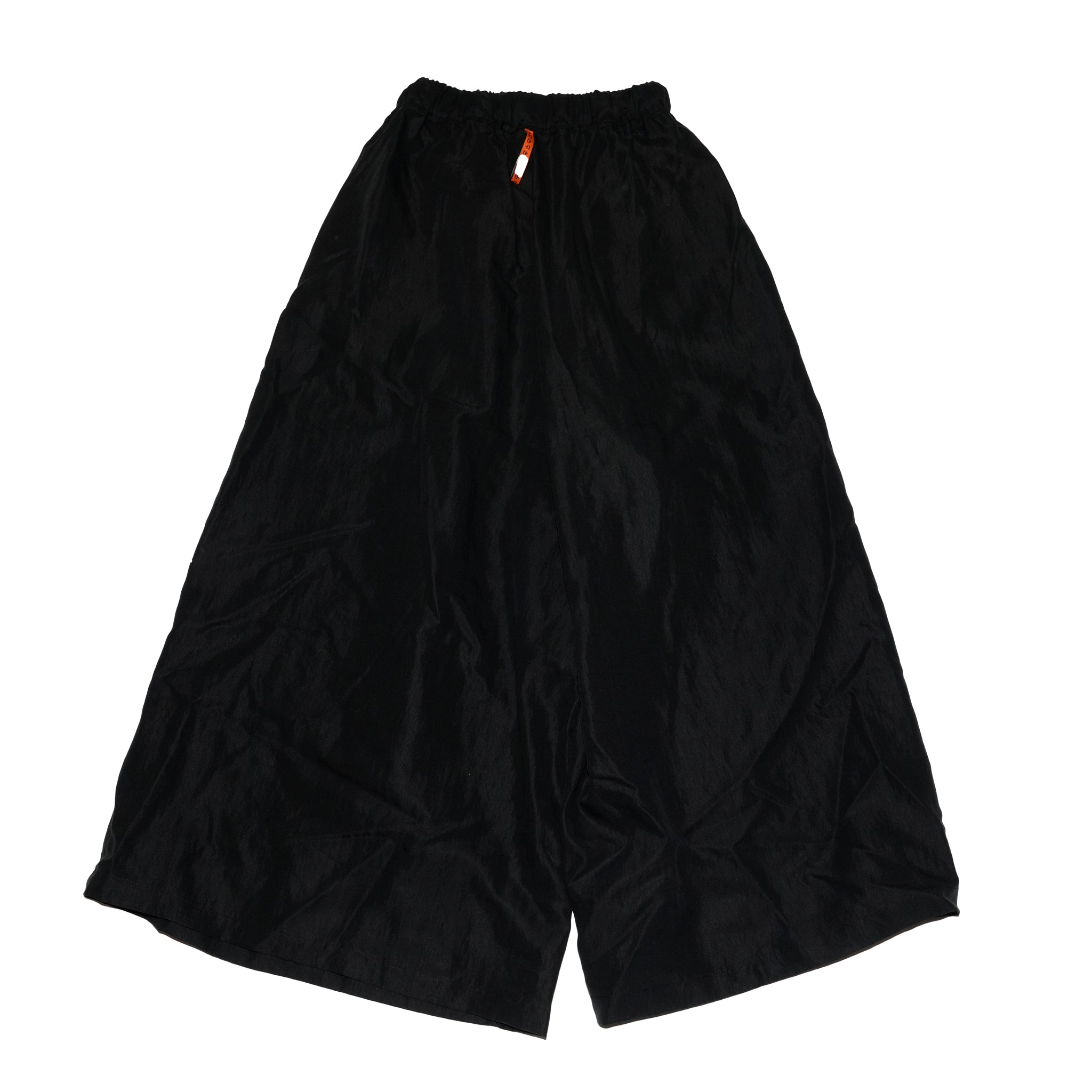 G72303_BK | NYLON WIDE LEG PANTS-BK | Color:Black【GORT_ゴート】