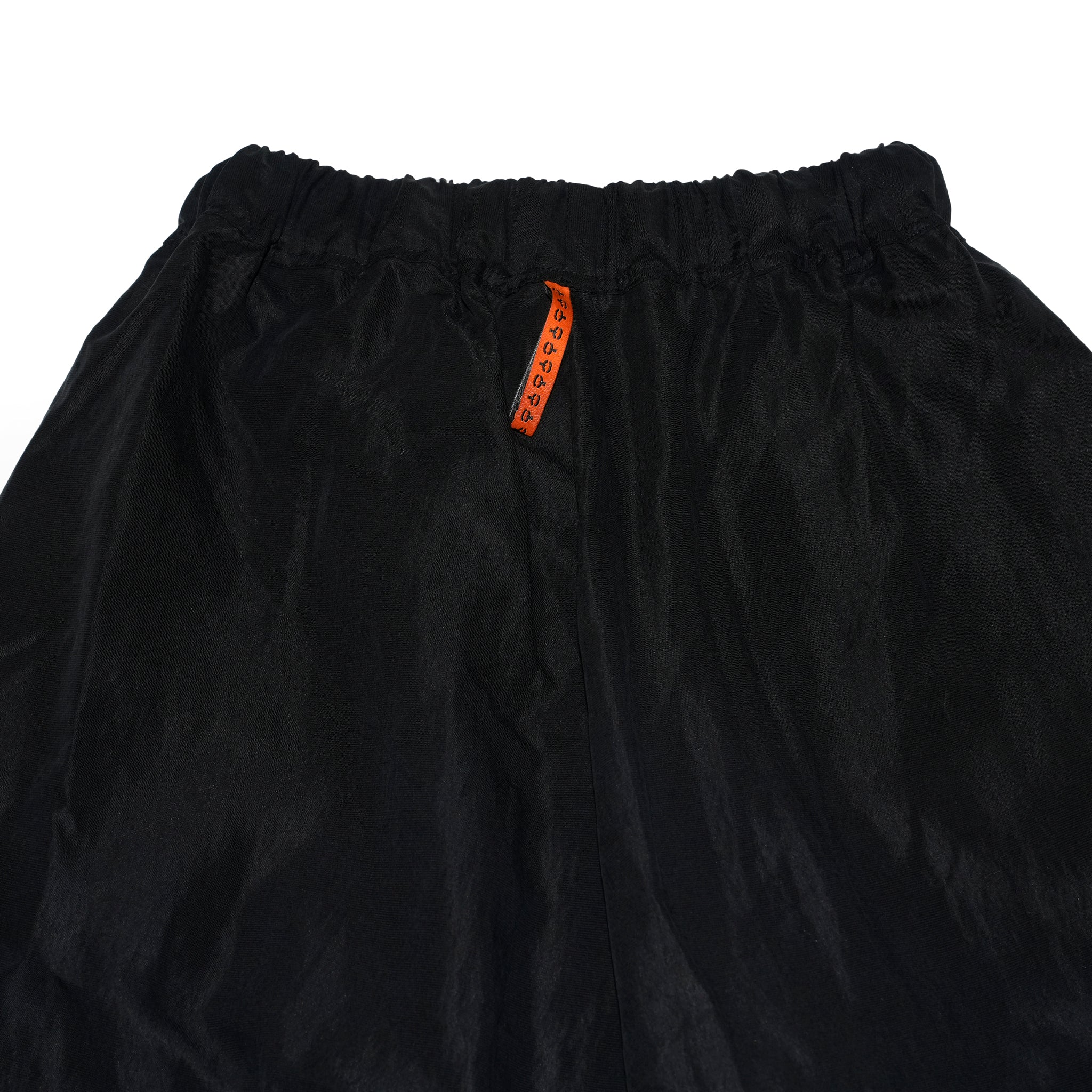 G72303_BK | NYLON WIDE LEG PANTS-BK | Color:Black【GORT_ゴート】