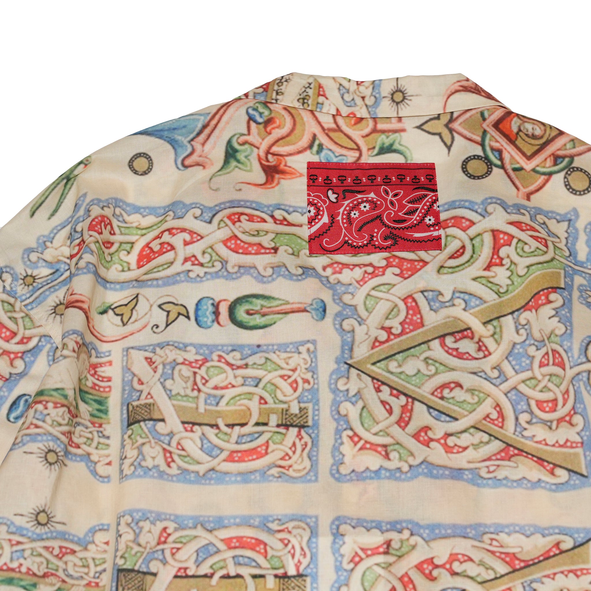 G72203_CR | 60S COTTON ART HAWAIIAN SHIRTS-CR | Color:Cream【GORT_ゴート】