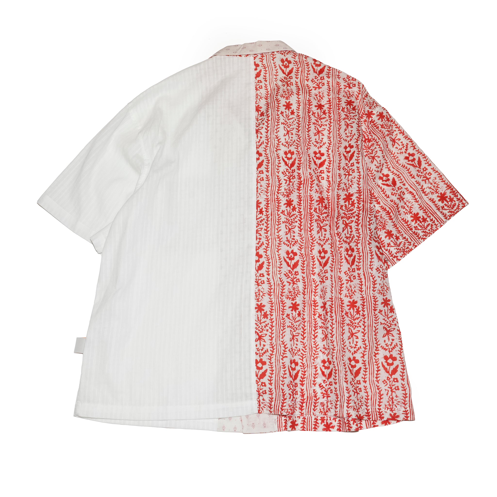 G72202_RD.WH | PATCHWORK HAWAIIAN SHIRT-RD.WH | Color:Red_White【GORT_ゴート】