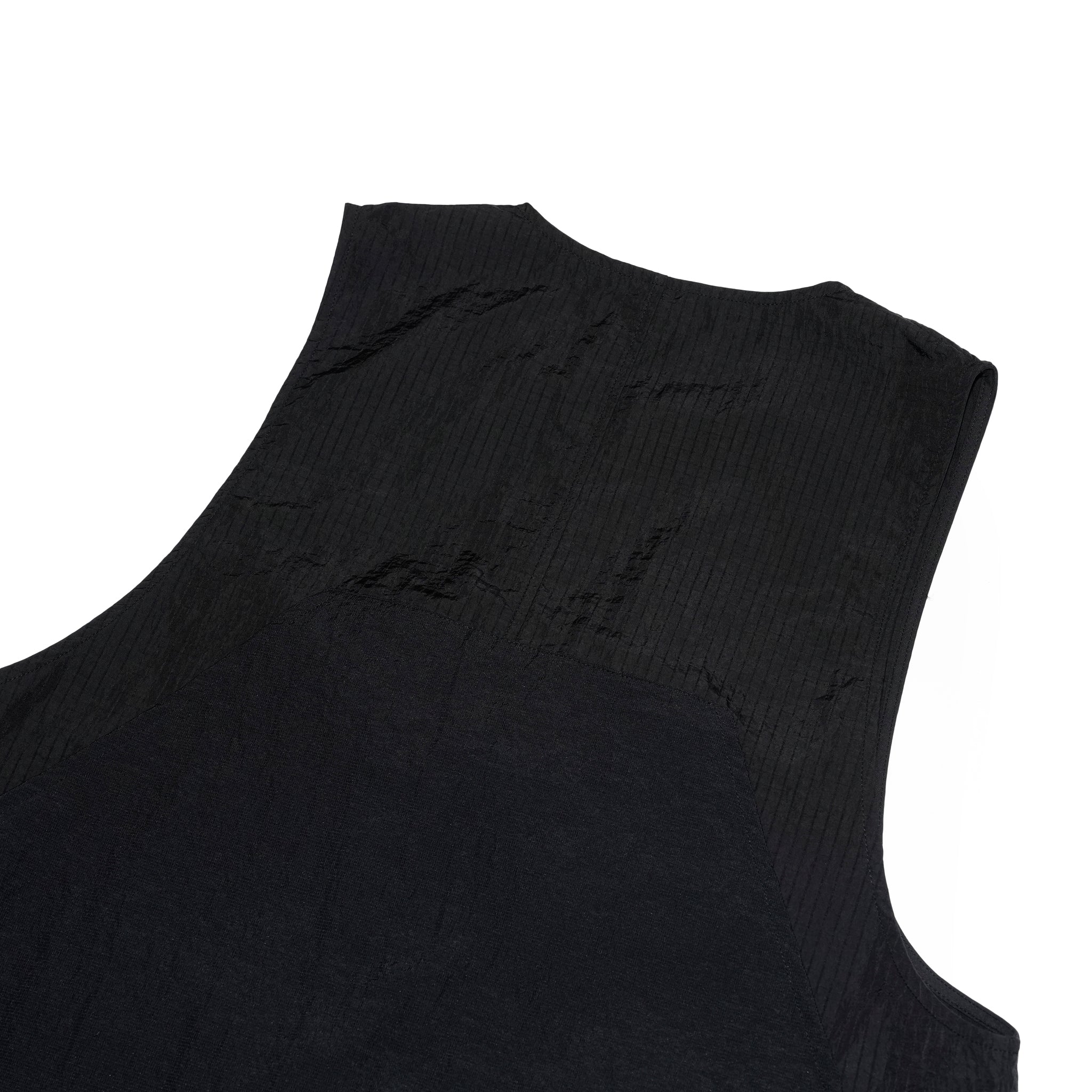 G72206_BK | NYLON C1 LONG VEST-BK | Color:Black【GORT_ゴート】