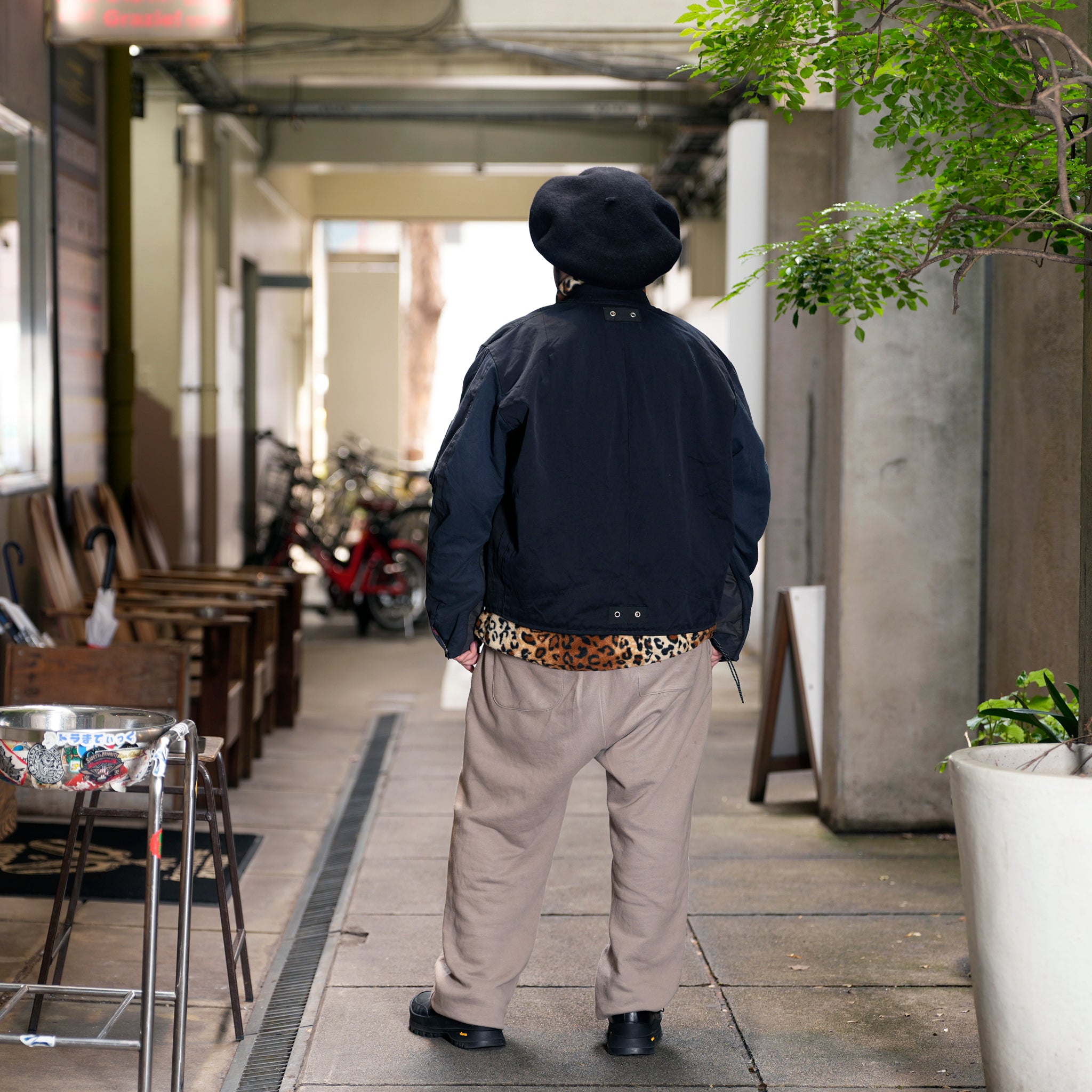 RJ2501001_01-Black | BARBARIAN FLIGHT JACKET | Color:01-Black/02-Olive【NASNGWAM_ナスングワム】